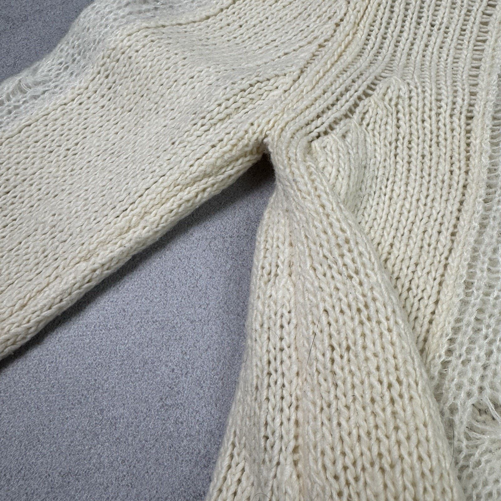 Armani Armani Jeans Women Sweater Milk Beige Size US 4 IT 38 Wool Size XS / US 0-2 / IT 36-38 - 15 Thumbnail