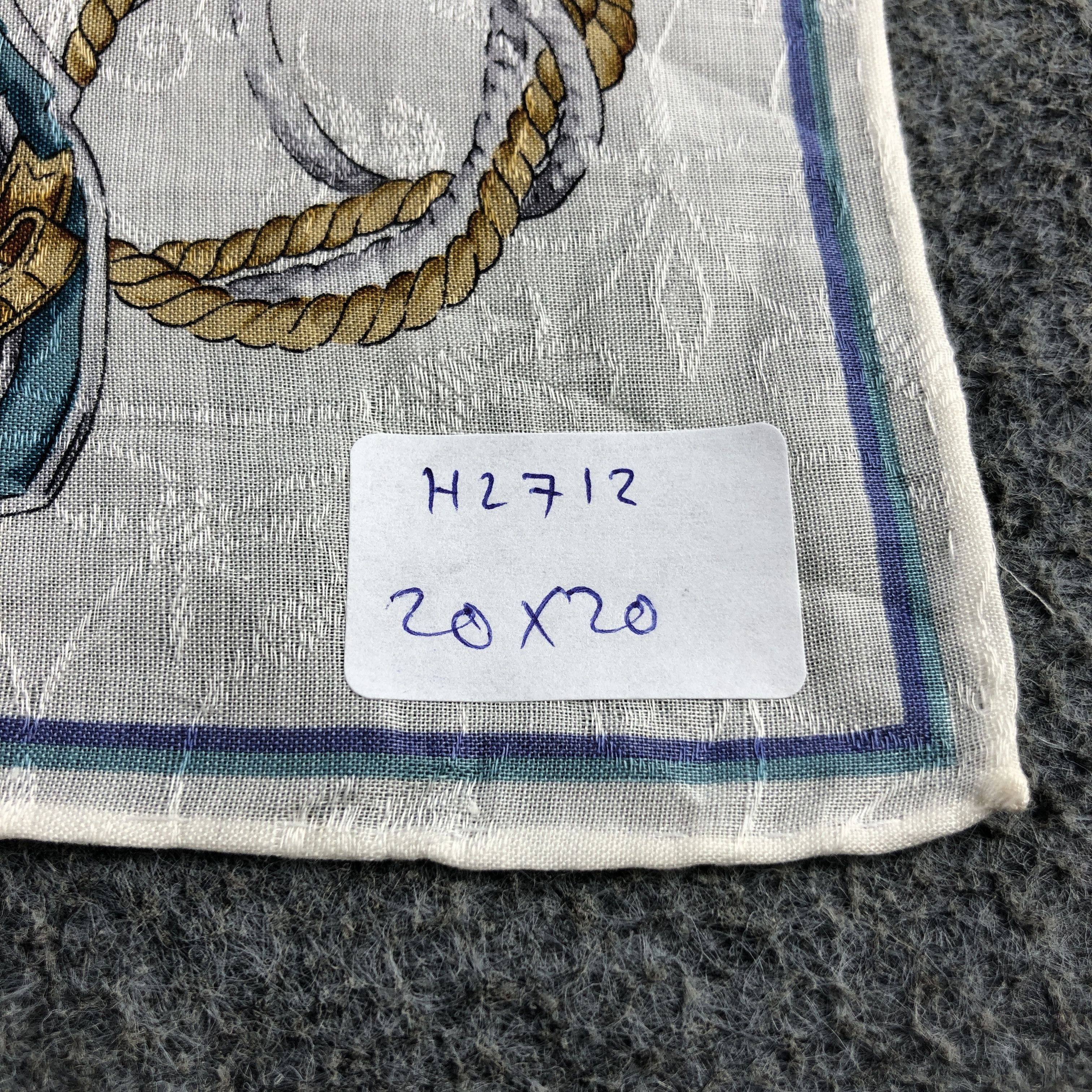 Vintage CeLIne Chains Handkerchief Neckerchief Bandana H2712 Size ONE SIZE - 6 Thumbnail