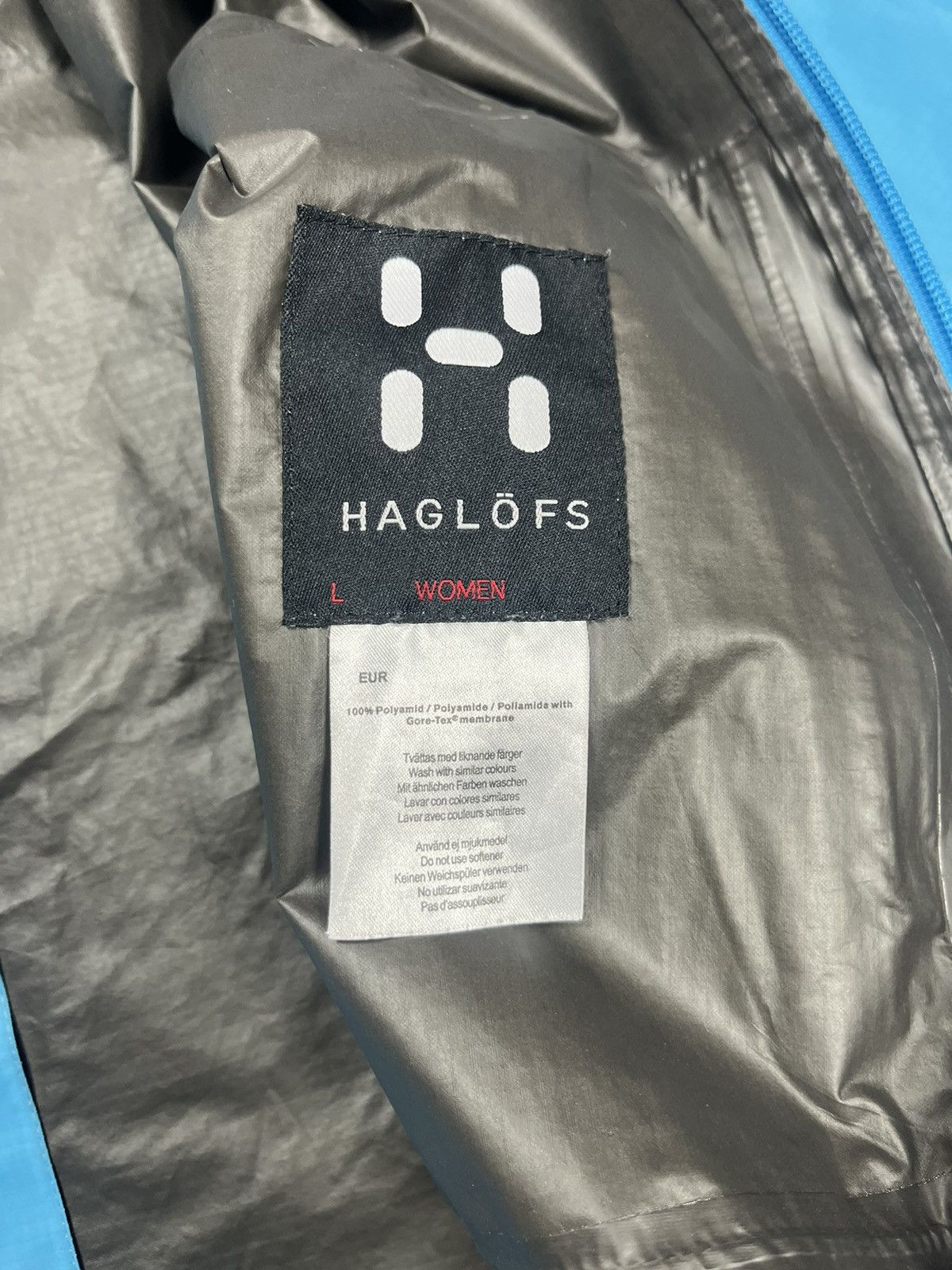 Haglofs Haglofs Gore Tex Outdoor Waterproof Jacket Size L Size L / US 10 / IT 46 - 10 Thumbnail