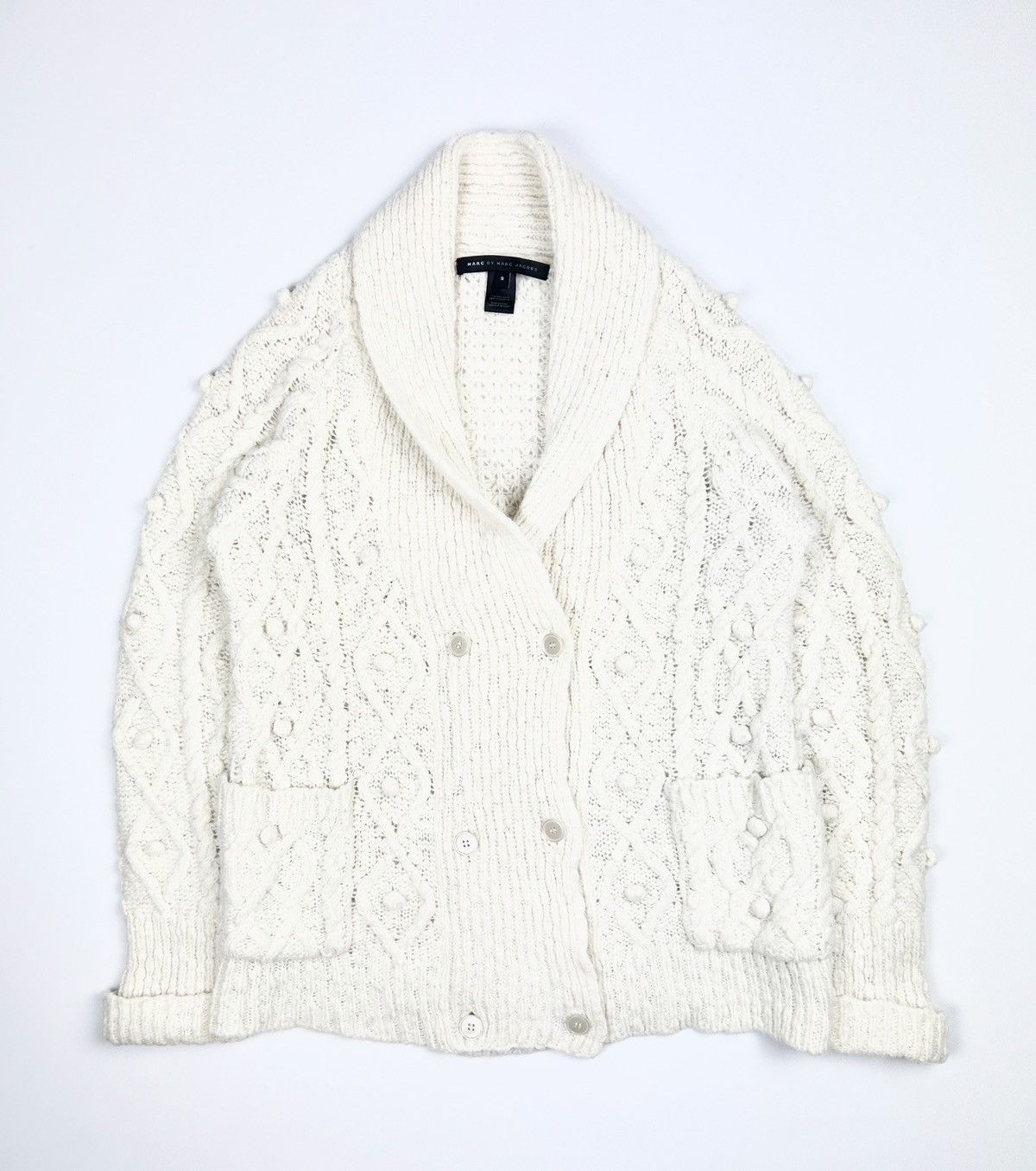 Acne Studios × Designer × Marc Jacobs Marc By Marc Jacobs Wool Cardigan Knit Sweater Size S / US 4 / IT 40 - 1 Thumbnail