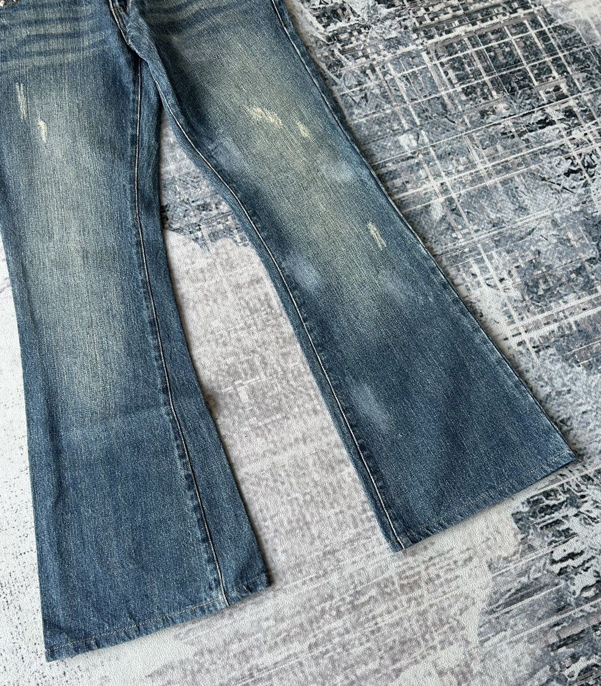 If Six Was Nine Morgan Homme Flared Jeans Size US 28 / EU 44 - 5 Thumbnail