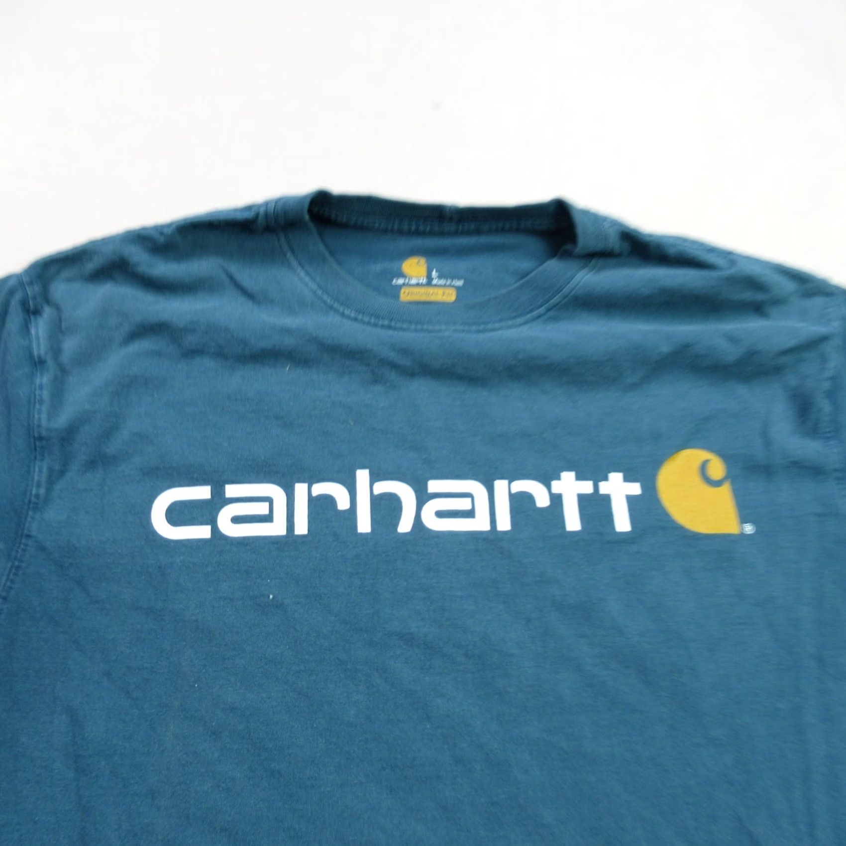 Carhartt Carhartt Mens Shirt Large Short Sleeve Crew Neck Blue Casual Lightweight Shirt Mens L Blue Carhartt Size US L / EU 52-54 / 3 - 3 Thumbnail
