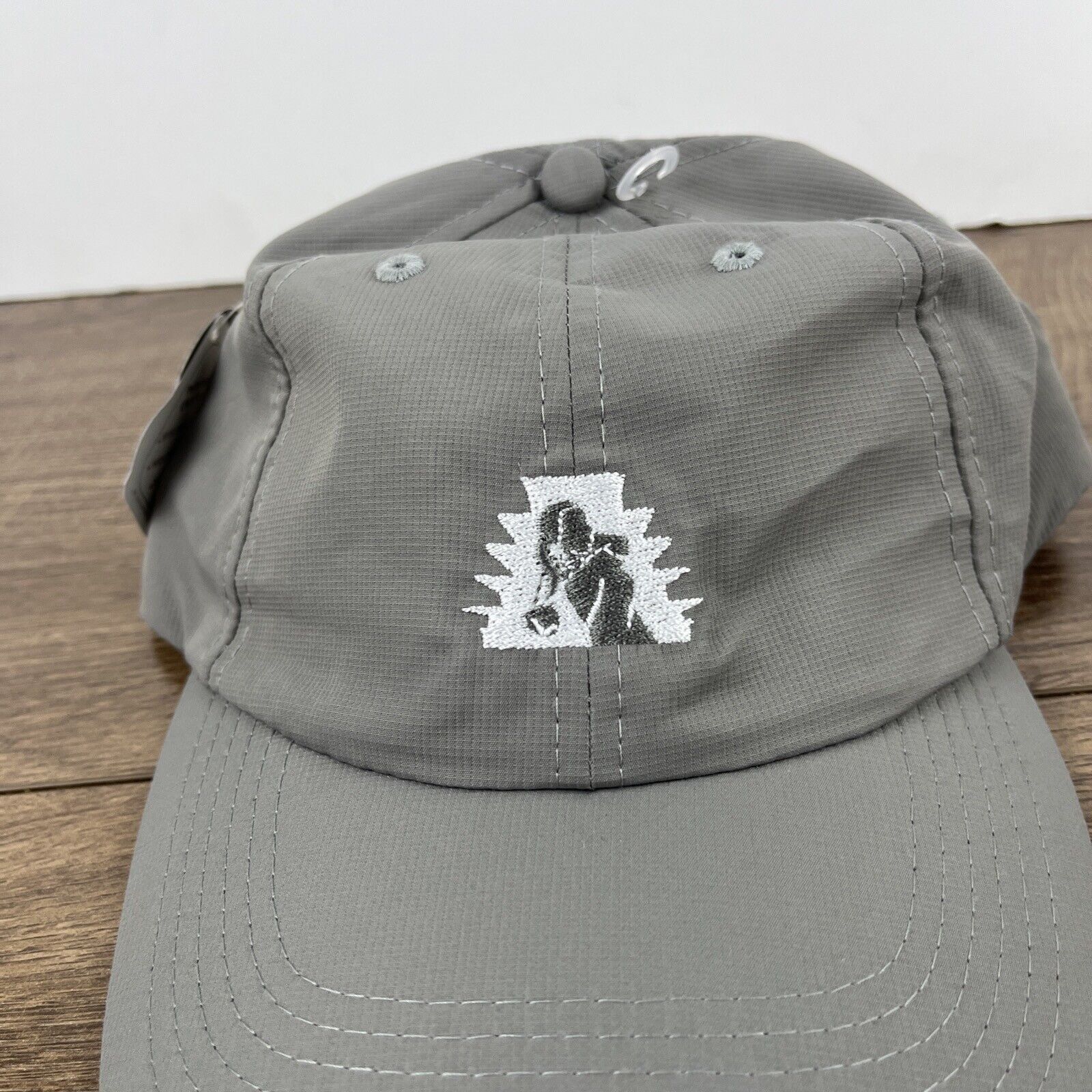 Other Golf Hat Golfing Hat Gray Hat Adjustable Gray Adult Size Hat Size ONE SIZE - 8 Thumbnail