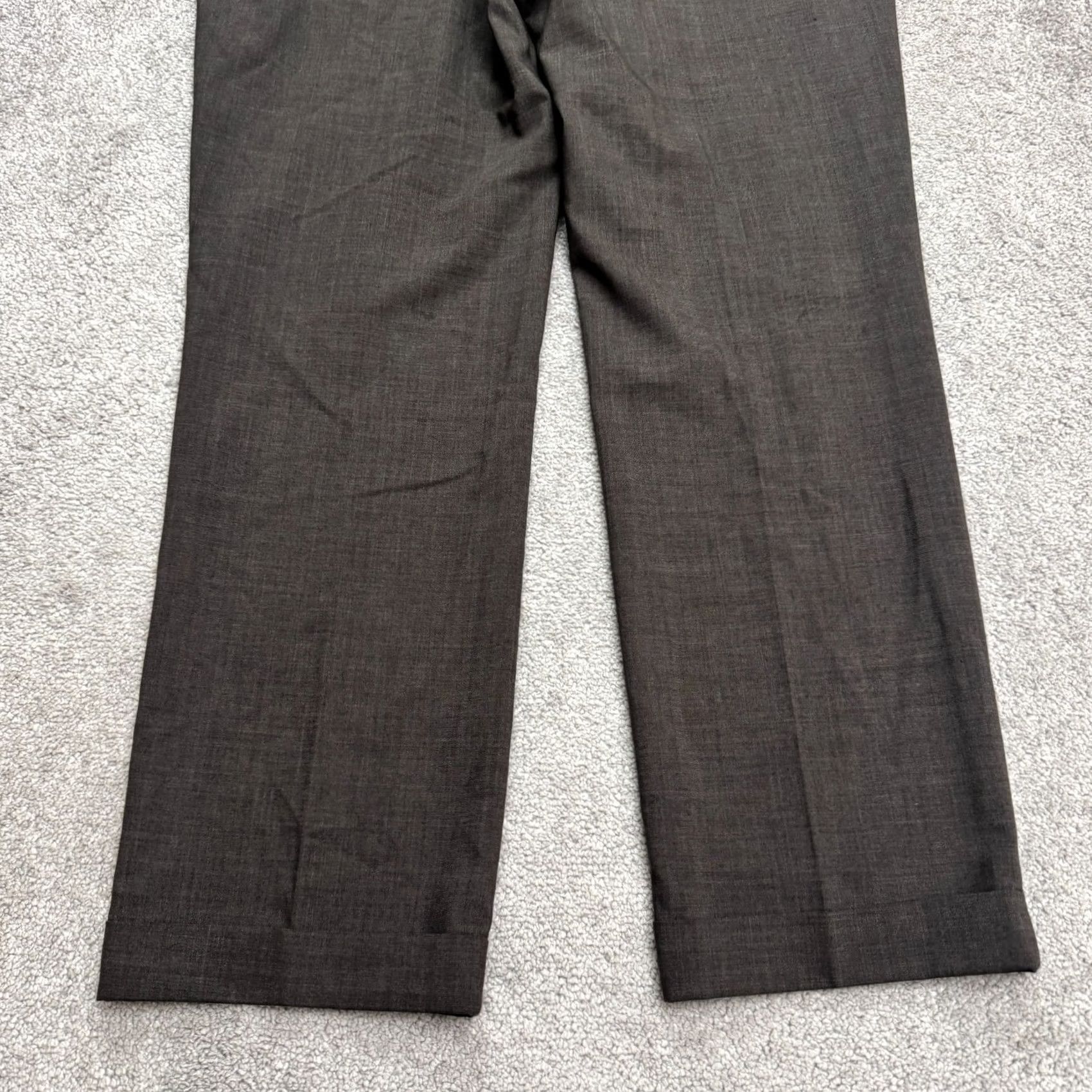 Vintage Rohan Envoy Wool Blend Tailored Travel Dress Pants Mens 34 Gray Straight Leg Fabric: Polyester, Wool Size US 34 / EU 50 - 3 Thumbnail