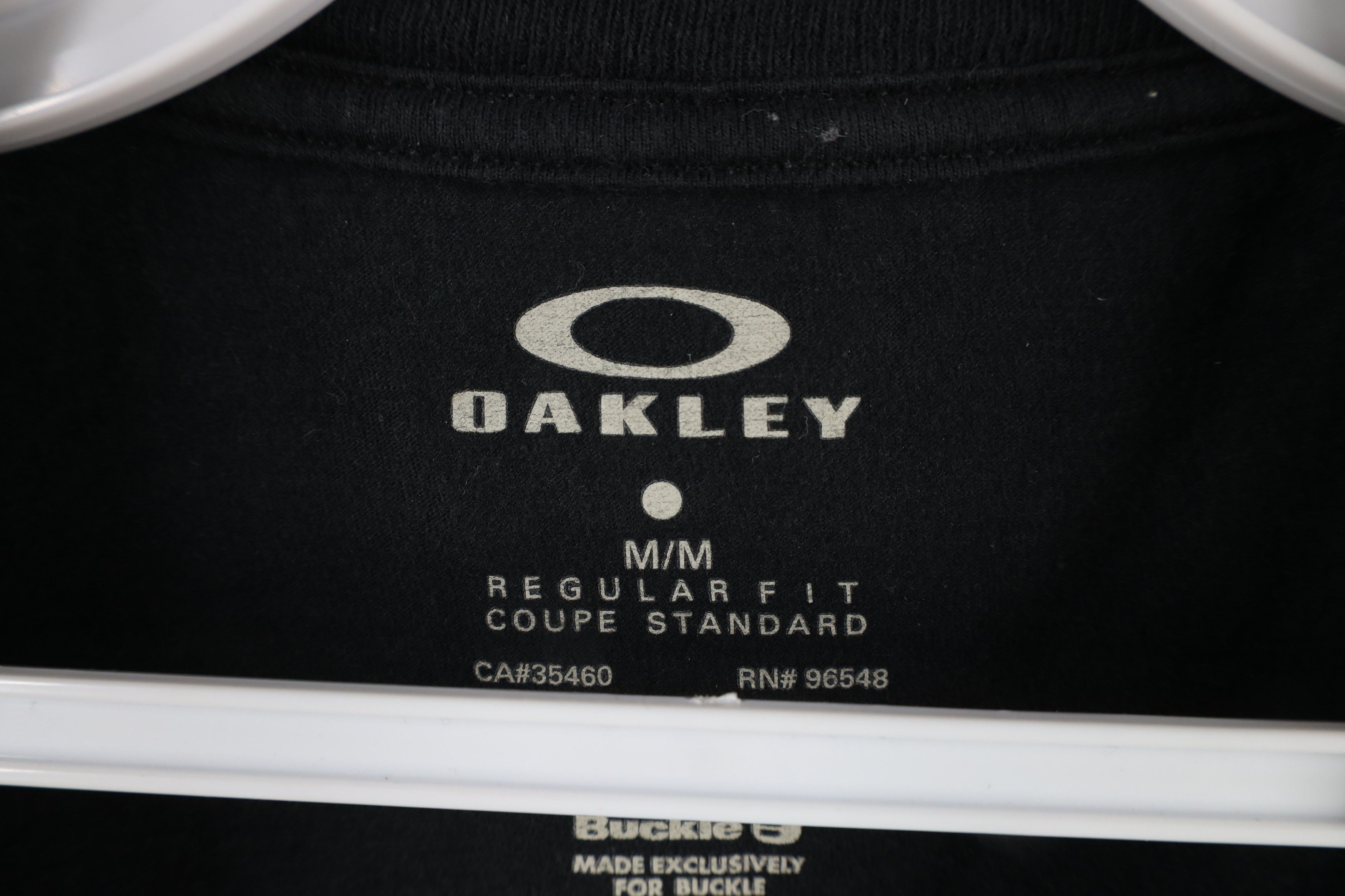 Oakley × Vintage Vintage Oakley Faded Big O Logo Short Sleeve T-Shirt Black Size US M / EU 48-50 / 2 - 5 Thumbnail