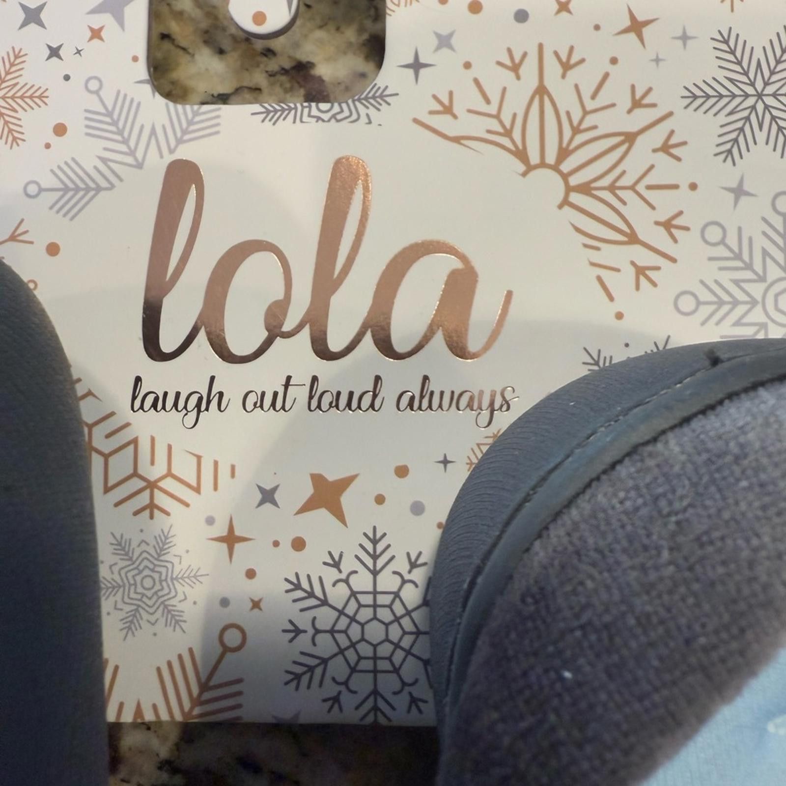 Warren Lotas Lola winter slippers embroidered snowflakes SZ SM 5-6 Size US 7.5 / IT 37.5 - 7 Thumbnail