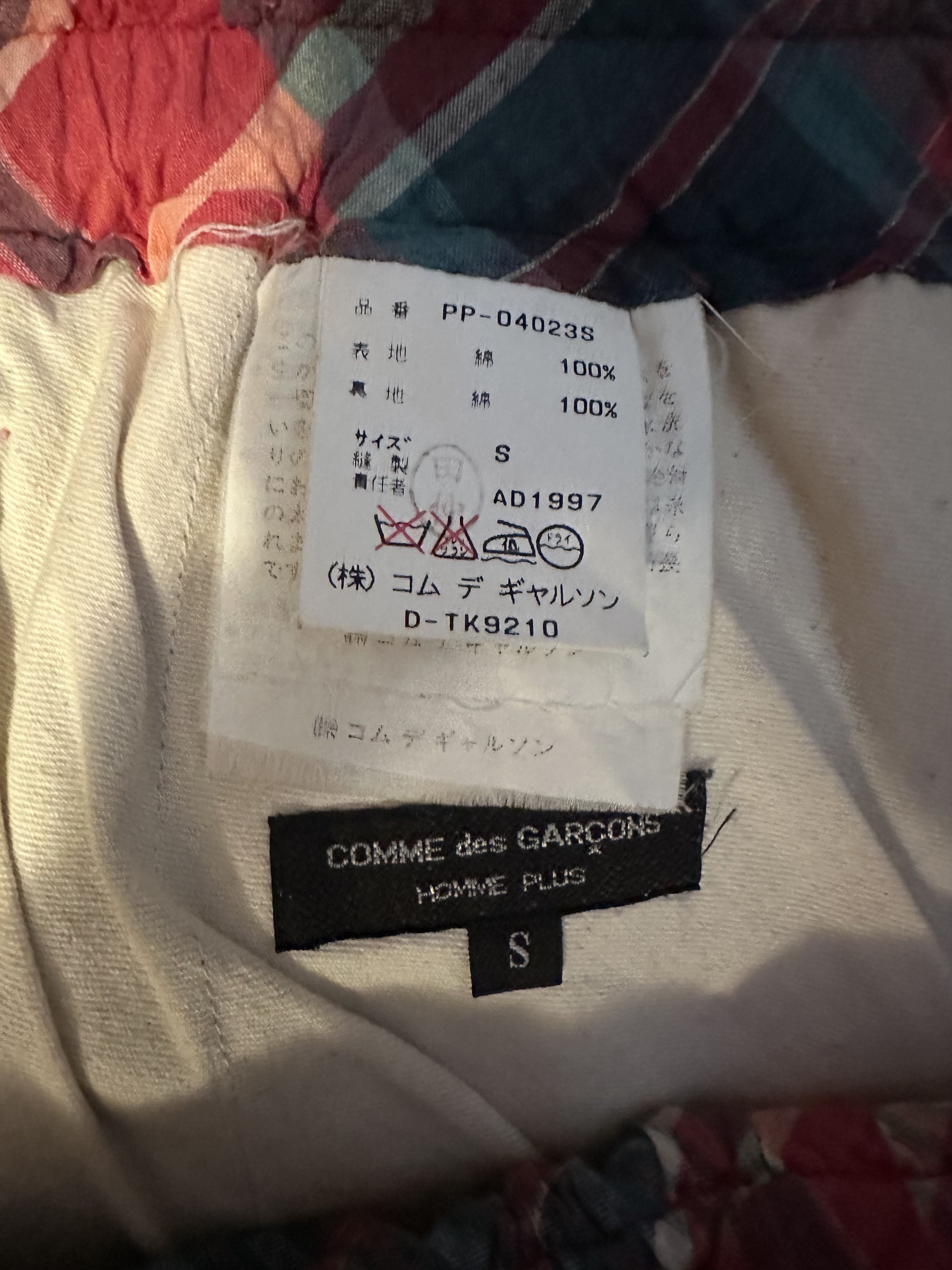 Comme des Garcons Homme Plus Comme Des Garcons Homme Plus Vintage F/W 1997 Plaid Pants Size US 30 / EU 46 - 5 Thumbnail