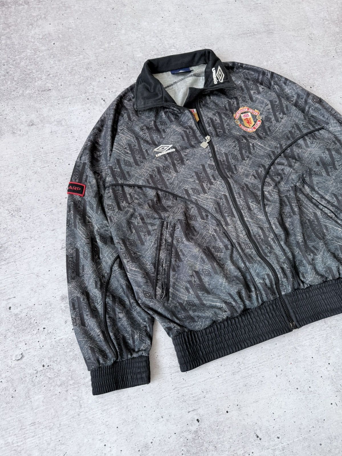 Umbro 🩸RARE🩸Umbro Manchester United Vintage 1992/1993 Sharp Jacket Size US L / EU 52-54 / 3 - 6 Thumbnail