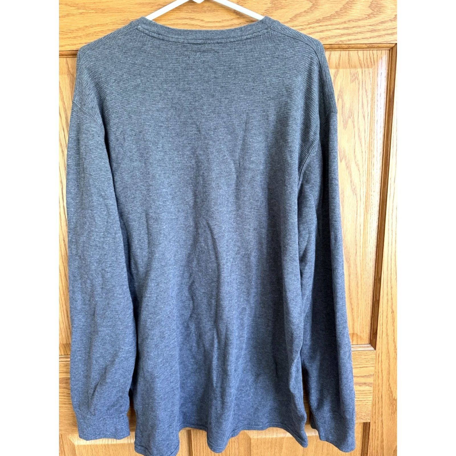 Polo Ralph Lauren Ralph Lauren Polo Long Sleeve Henley 2XL Cotton Knit Gray Classic Preppy Outdoor Shirt Mens Size US XXL / EU 58 / 5 - 2 Thumbnail
