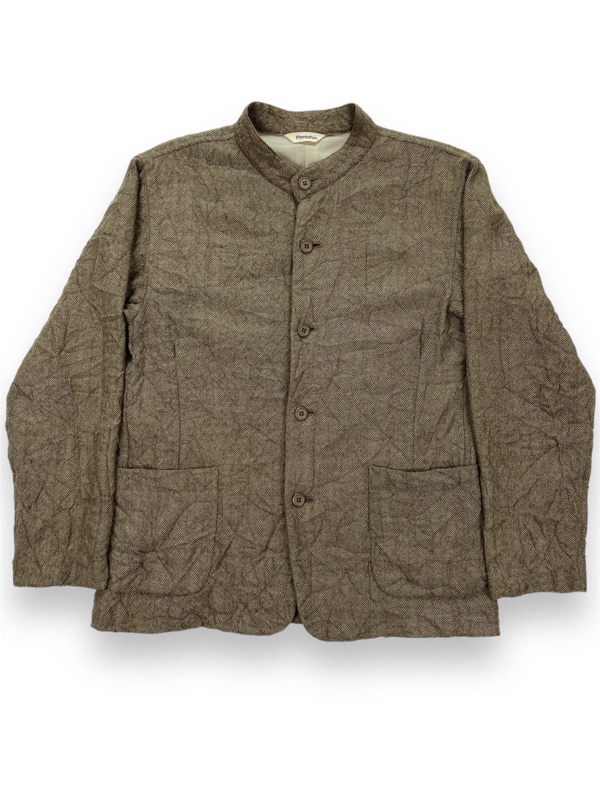 Issey Miyake Plantation Issey Miyake Wrinkle Wool Jacket Size US S / EU 44-46 / 1 - 1 Thumbnail