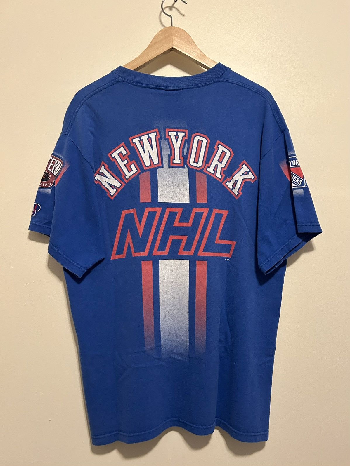 NHL 1990s Vintage New York Rangers NHL Tee Size US L / EU 52-54 / 3 - 4 Thumbnail