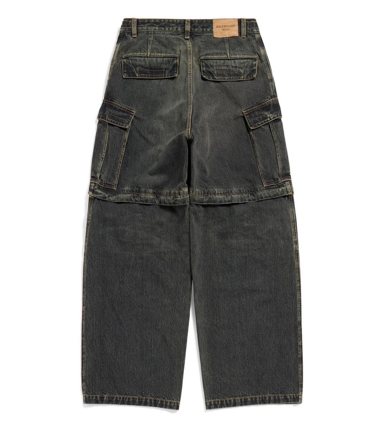 Balenciaga Japanese Denim Cargo Jeans Size US 28 / EU 44 - 2 Thumbnail