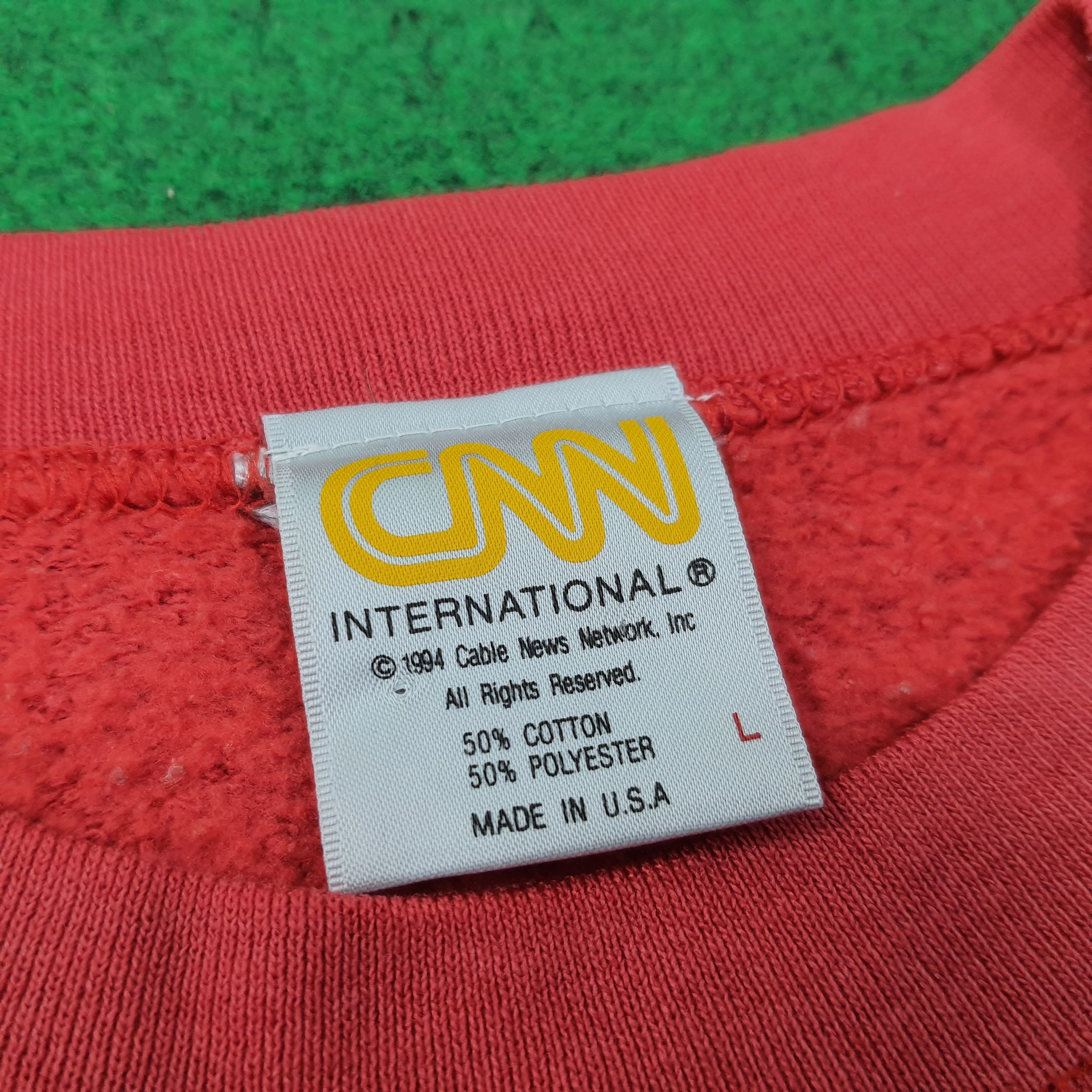 Vintage Vintage CNN Atlanta Sweatshirt C227N22 Size US M / EU 48-50 / 2 - 4 Thumbnail