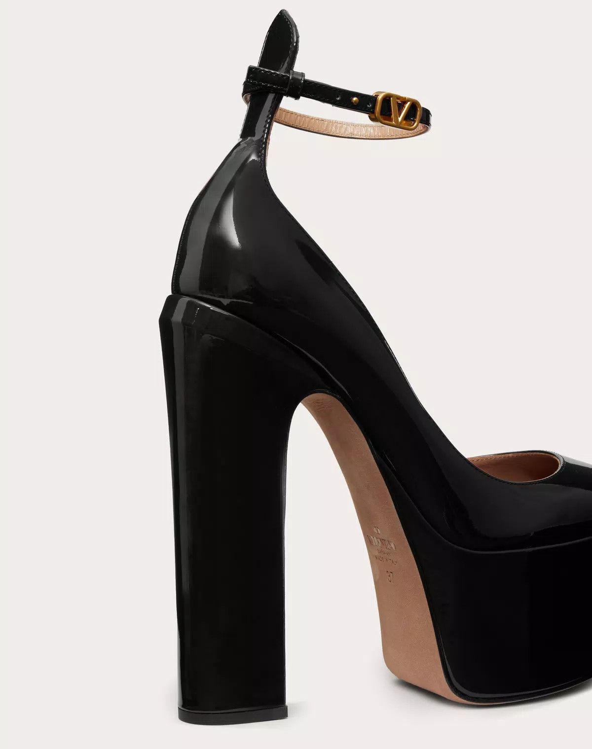 Valentino o1s1wg110426 Tan Go Platform 155mm Pump In Patent Leather Size US 12 / IT 42 - 5 Thumbnail