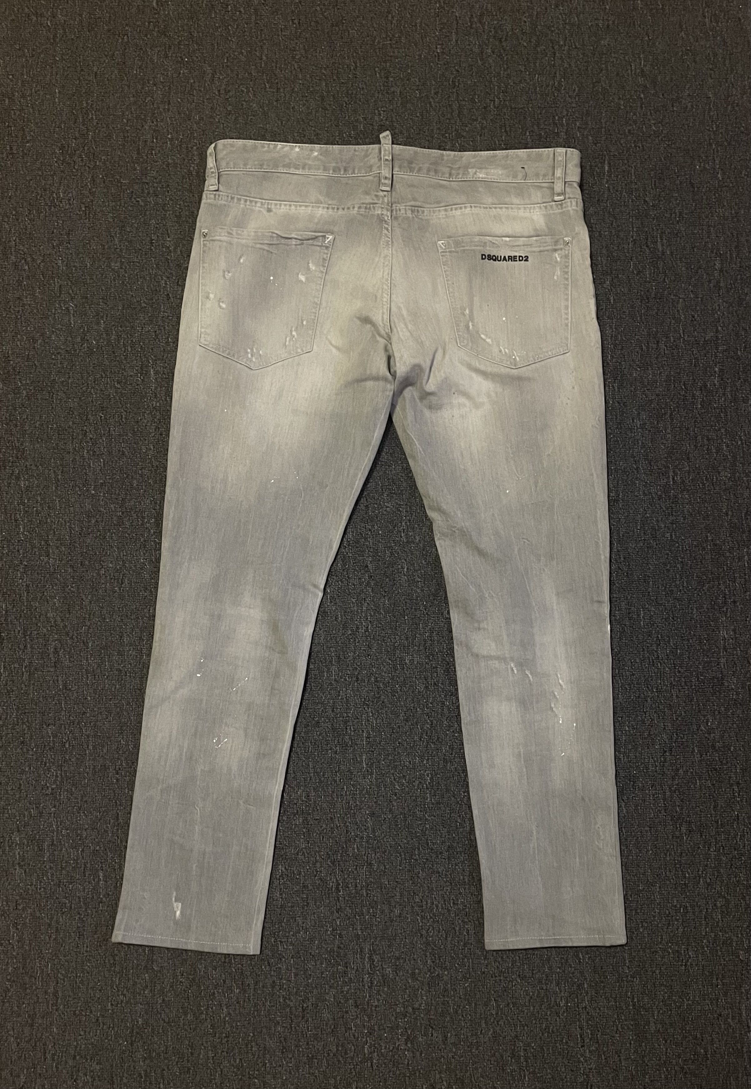 Dsquared2 Dsquared2 gray denim jeans size 52/36 Size US 36 / EU 52 - 4 Thumbnail