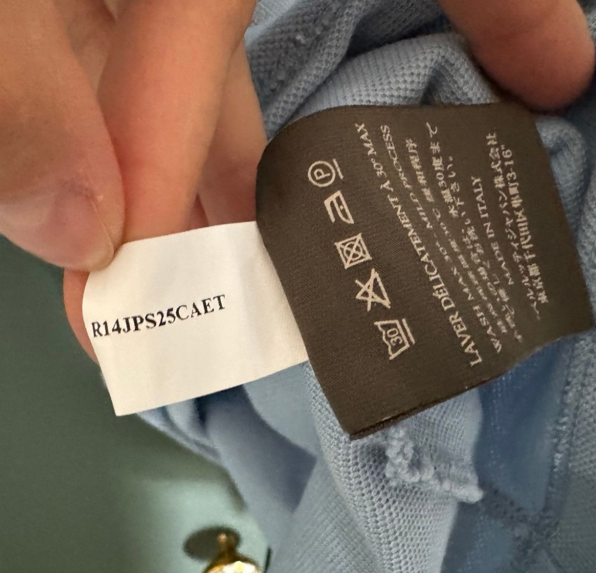 Berluti Berluti Paris Blue Polo Short Sleeve Shirt size XL Size US XL / EU 56 / 4 - 6 Thumbnail