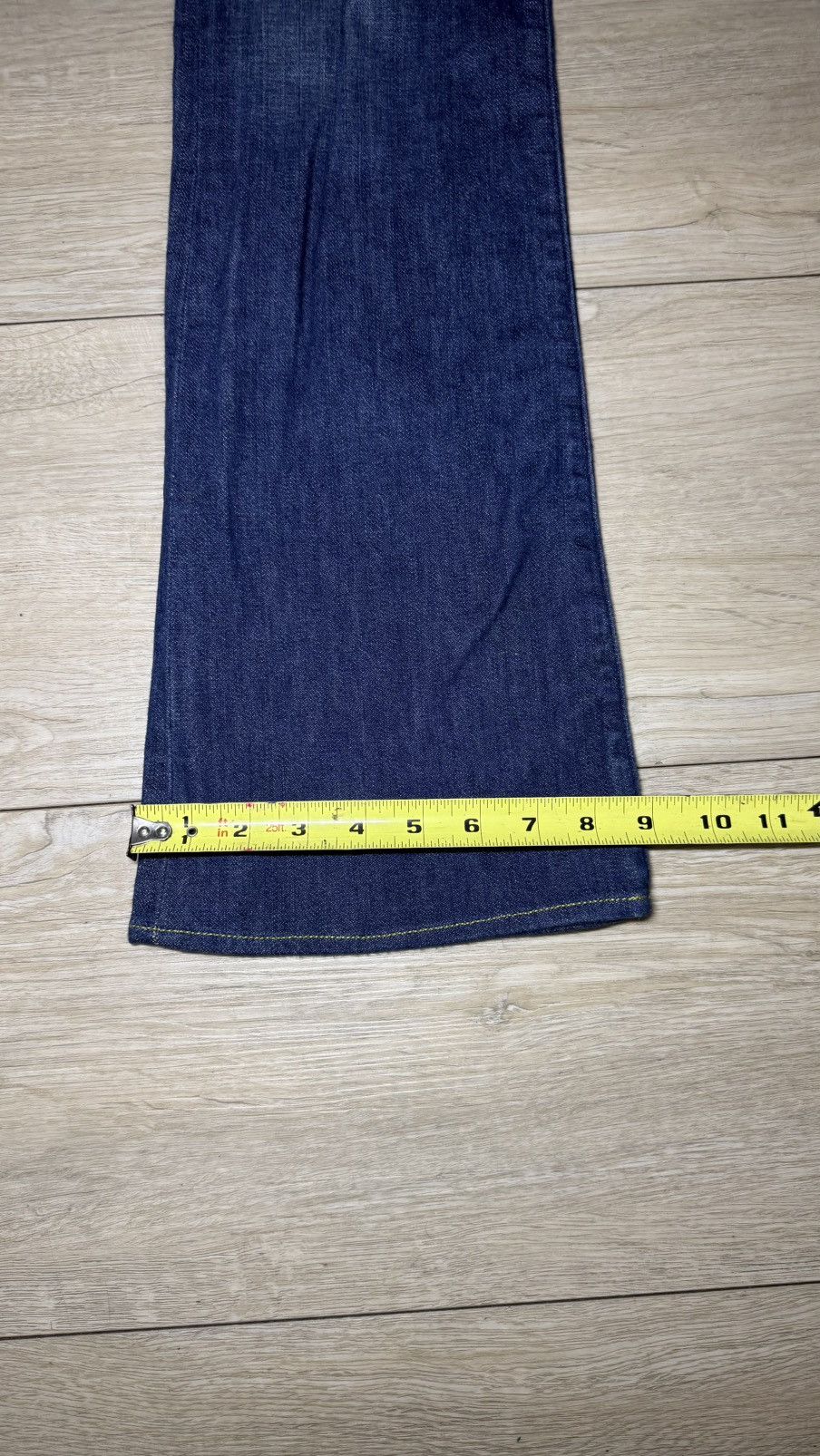Rock & Republic Y2K 2000s Rock & Republic Kurt Embroidered Flared Denim Jean Size 28" / US 6 / IT 42 - 6 Thumbnail