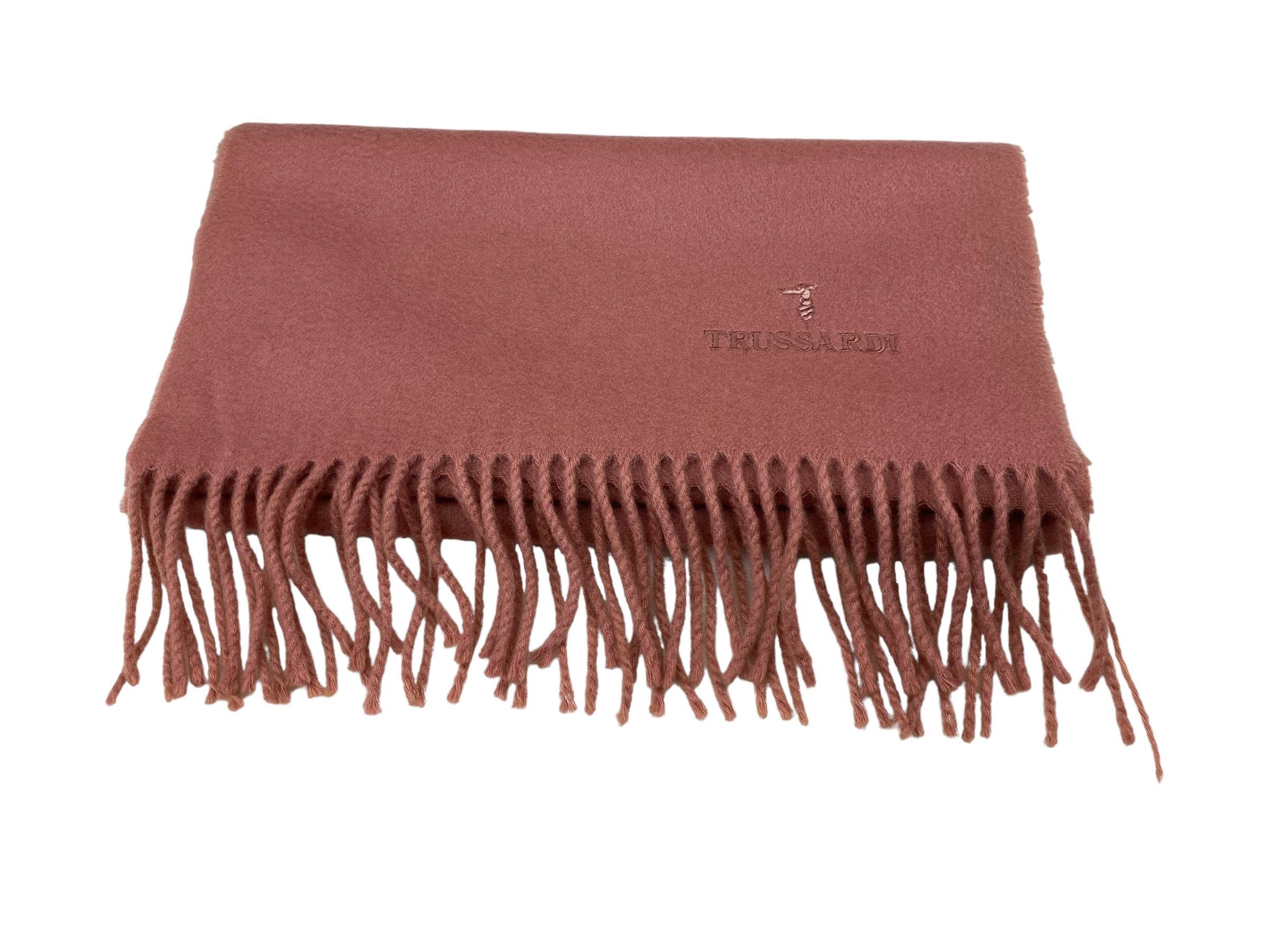 Trussardi × Vintage Trussardi Pure Cashmere Vintage Scarf Size ONE SIZE - 6 Thumbnail