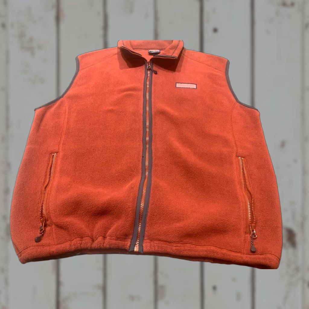 Vineyard Vines VINEYARD VINES Men's Vest Full Zip Fleece Burgundy Red Mid-Length Outdoor Casual Fall Winter M Size US M / EU 48-50 / 2 - 1 Thumbnail