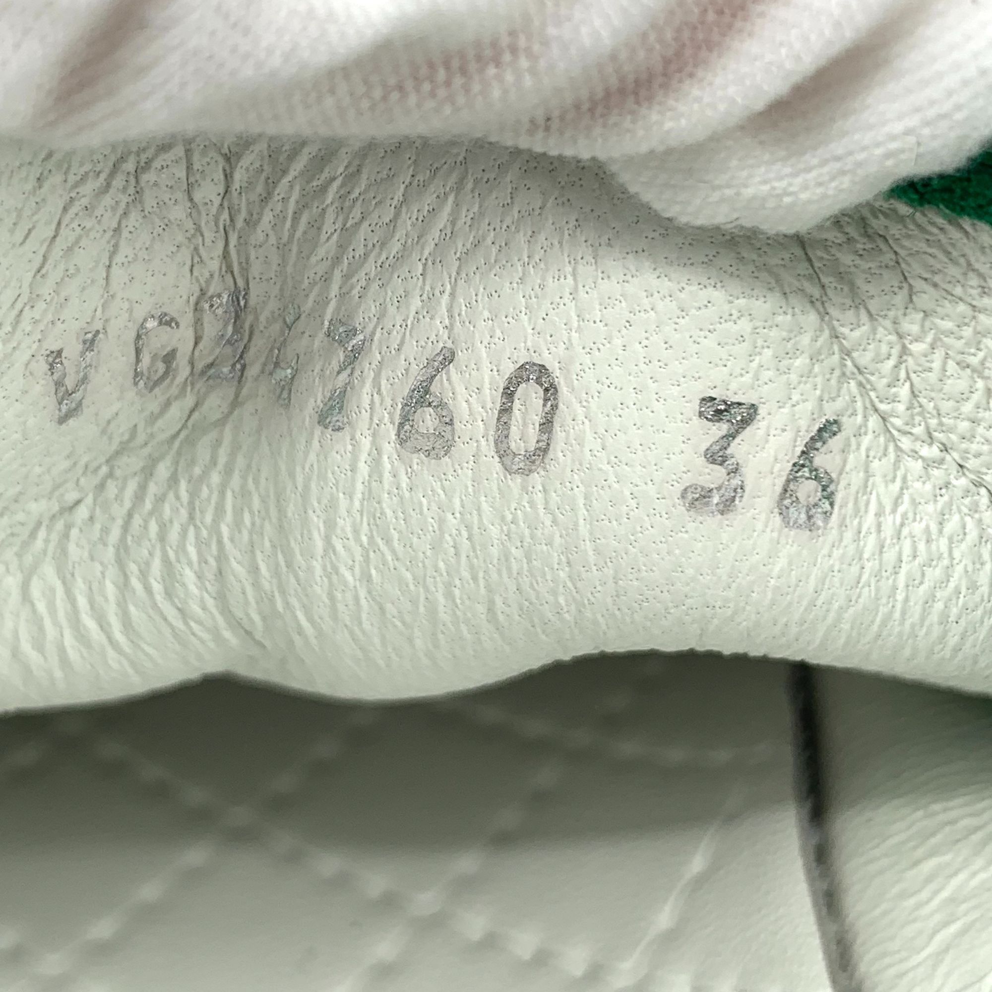 Chanel Chanel Green Suede Low-Top Sneakers With Embossed Logo Size US 5.5 / EU 38 - 6 Thumbnail