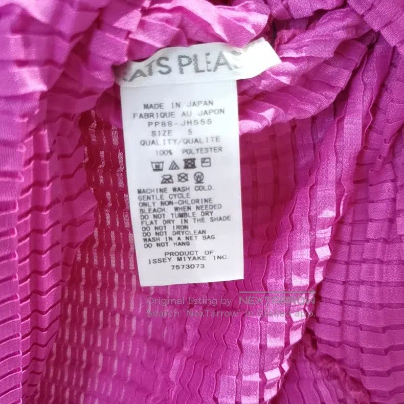 Issey Miyake Issey Miyake Waffle Rose Pink Dress Size XXL / US 16-18 / IT 52-54 - 3 Thumbnail