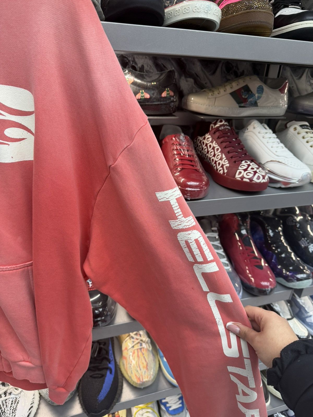 HELLSTAR Hellstar Red Wash Zip Hoodie Size US L / EU 52-54 / 3 - 4 Thumbnail