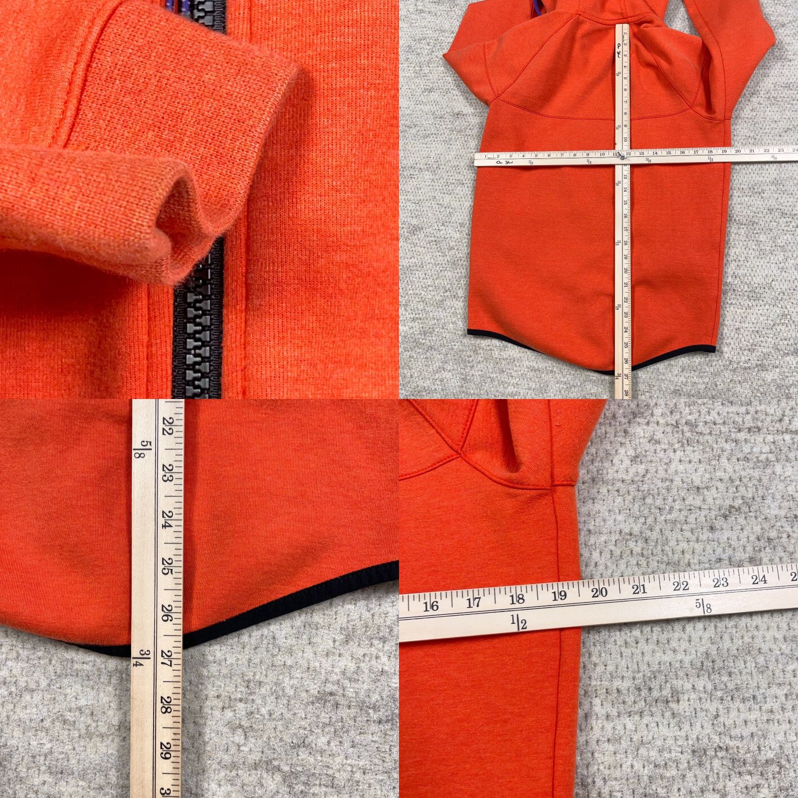 Nike Nike Tech FLeece Hoodie Men Medium Orange Blue Full ZIp Performance Adult Size US M / EU 48-50 / 2 - 8 Thumbnail