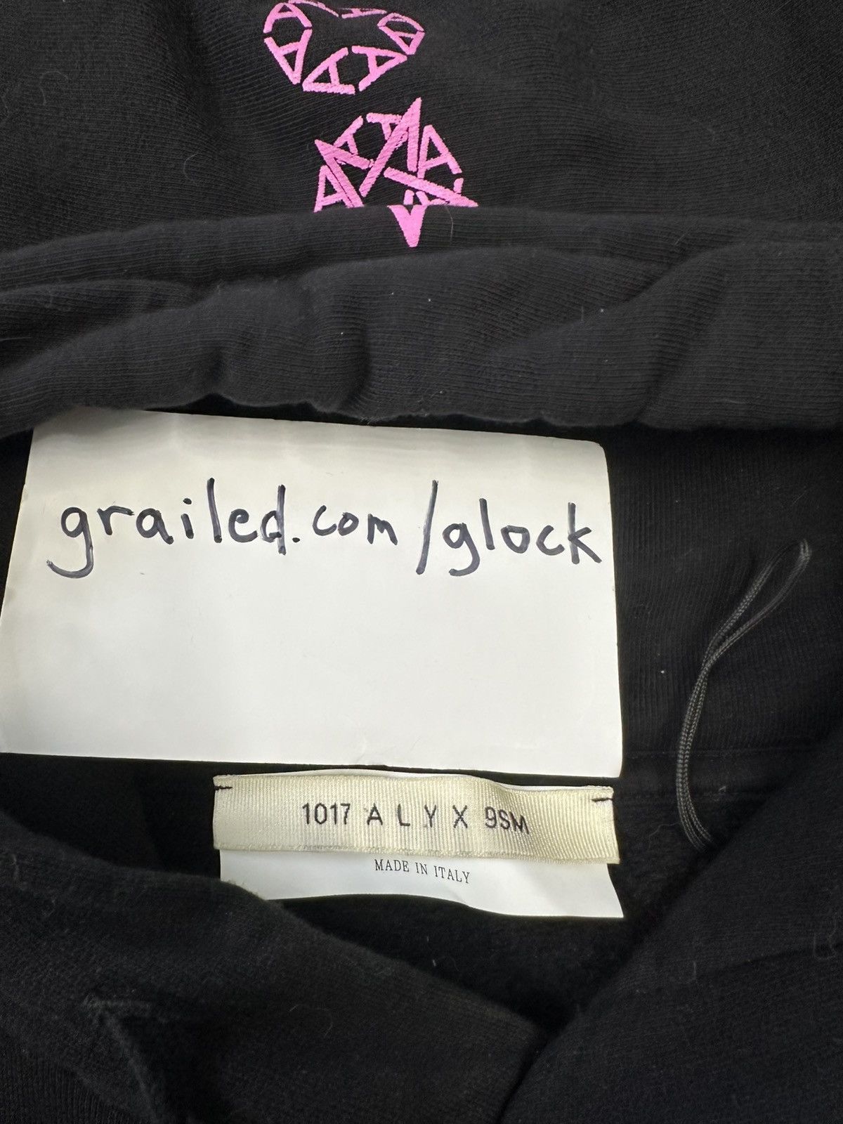 1017 ALYX 9SM 1017 Alyx Destroy Lonely Pink Black Hoodie Size XL Size US XL / EU 56 / 4 - 10 Thumbnail