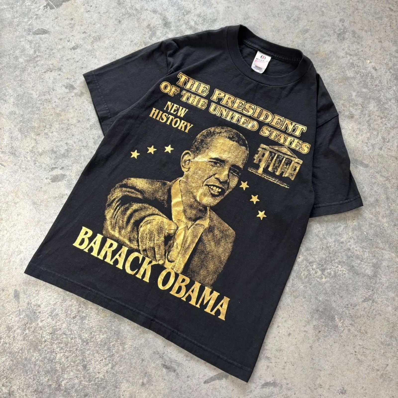 Vintage 2012 Barack Obama Presidential Campaign New History T-shirt Size US M / EU 48-50 / 2 - 1 Thumbnail