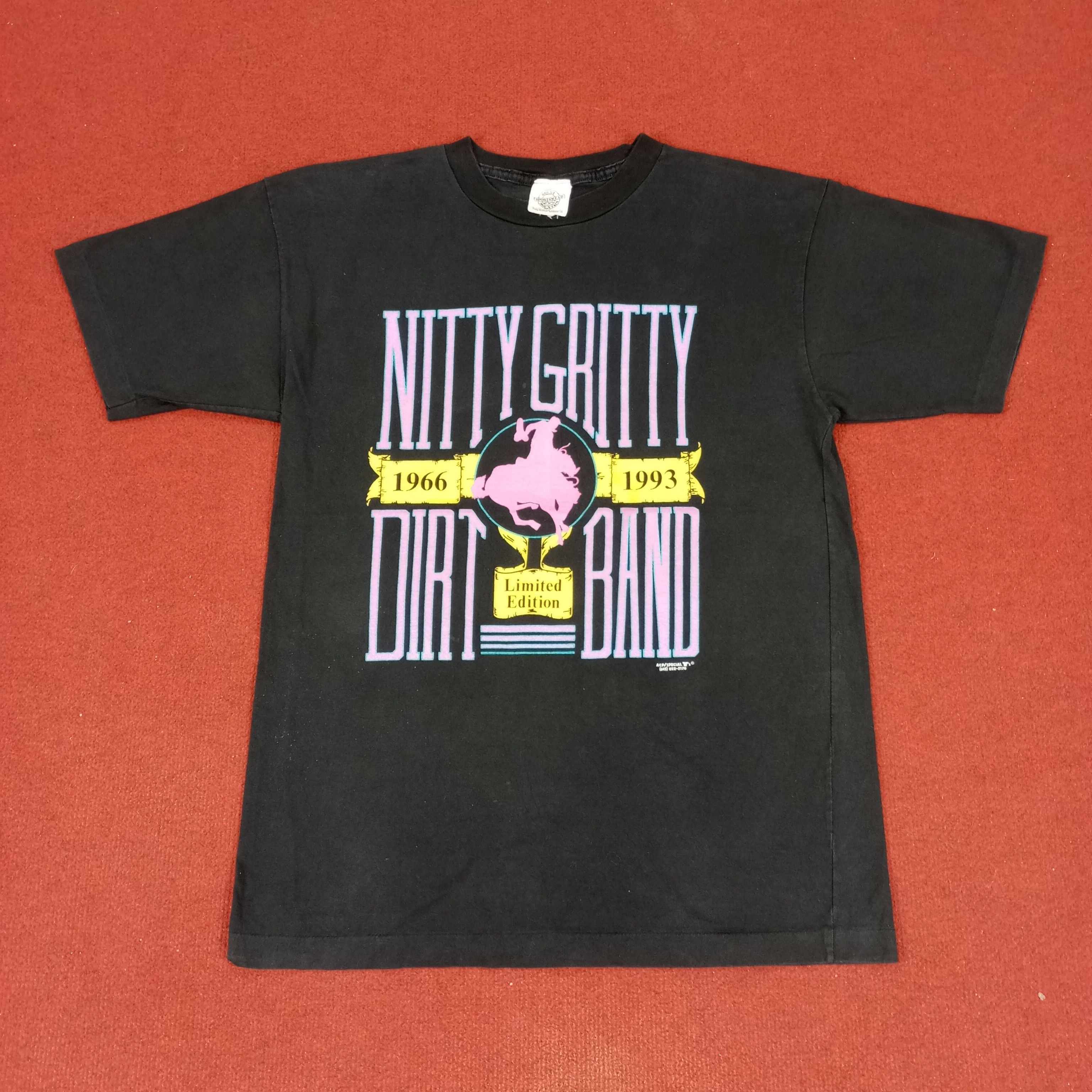 Band Tees × Vintage Nitty Gritty Dirt Band Rock Band Vintage Tshirt Size US M / EU 48-50 / 2 - 1 Thumbnail