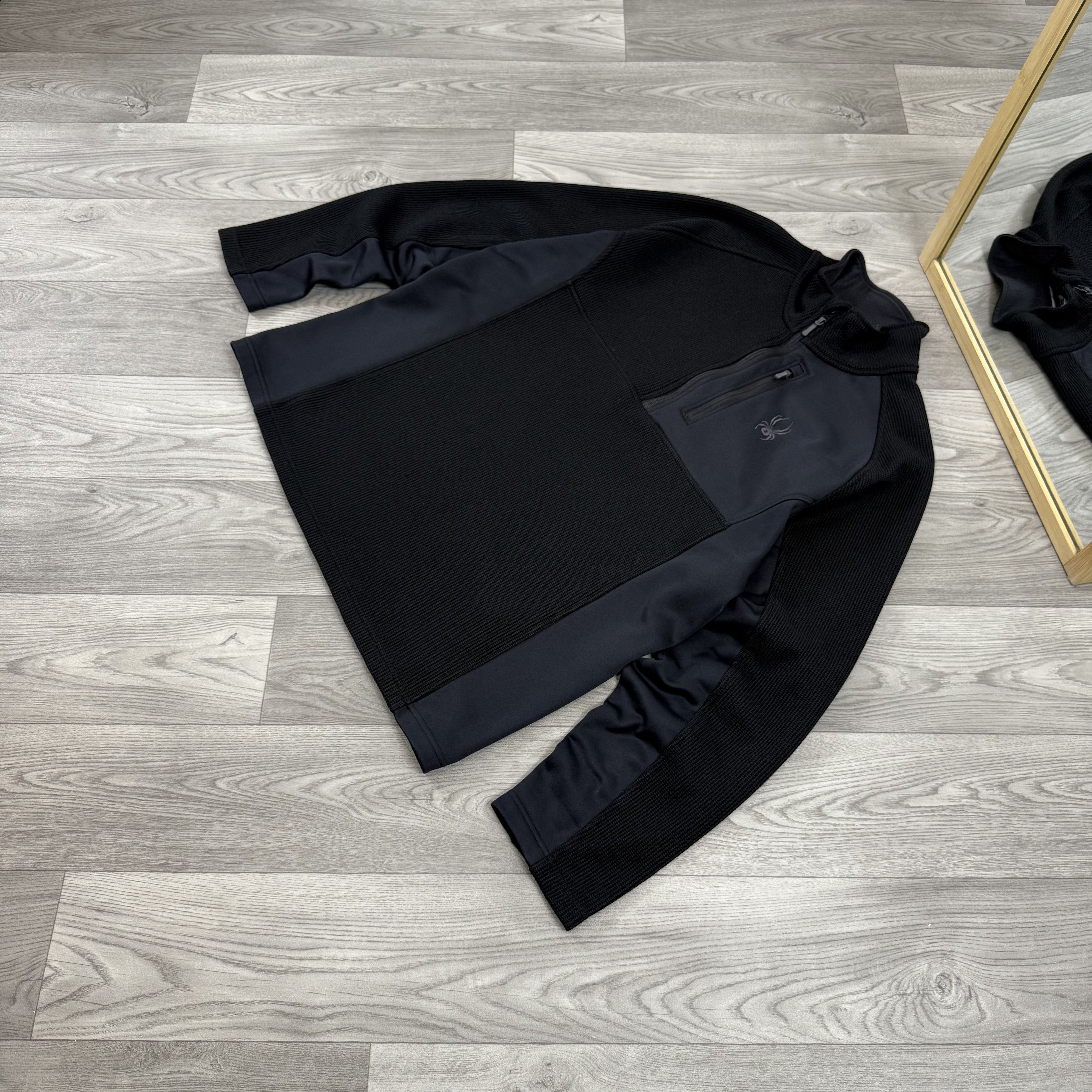 Spyder Vintage Spyder Gorpcore Black Half Zip Sweatshirt Sweater Size US L / EU 52-54 / 3 - 5 Thumbnail