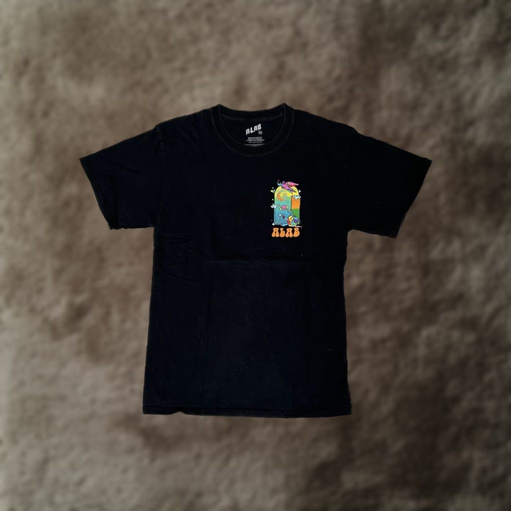 Vintage A-Lab T-Shirt Black Medium “Get Lost In Space” Graphic Tee Men 90s Space Size US M / EU 48-50 / 2 - 1 Thumbnail