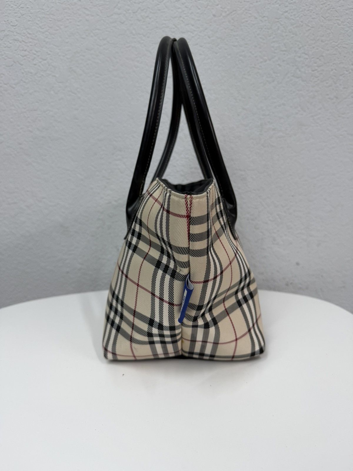 Burberry Vintage Burberry Nova Check Beige Bag Y2K Plaid Small Size ONE SIZE - 4 Thumbnail