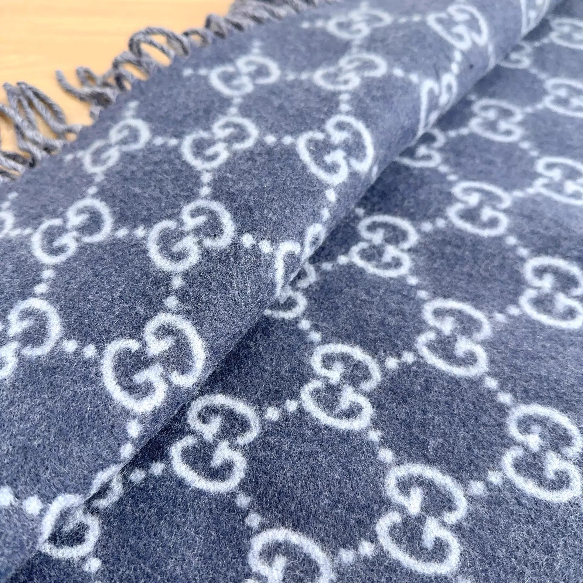 Gucci GUCCI GG Pattern Scarf Size ONE SIZE - 2 Thumbnail
