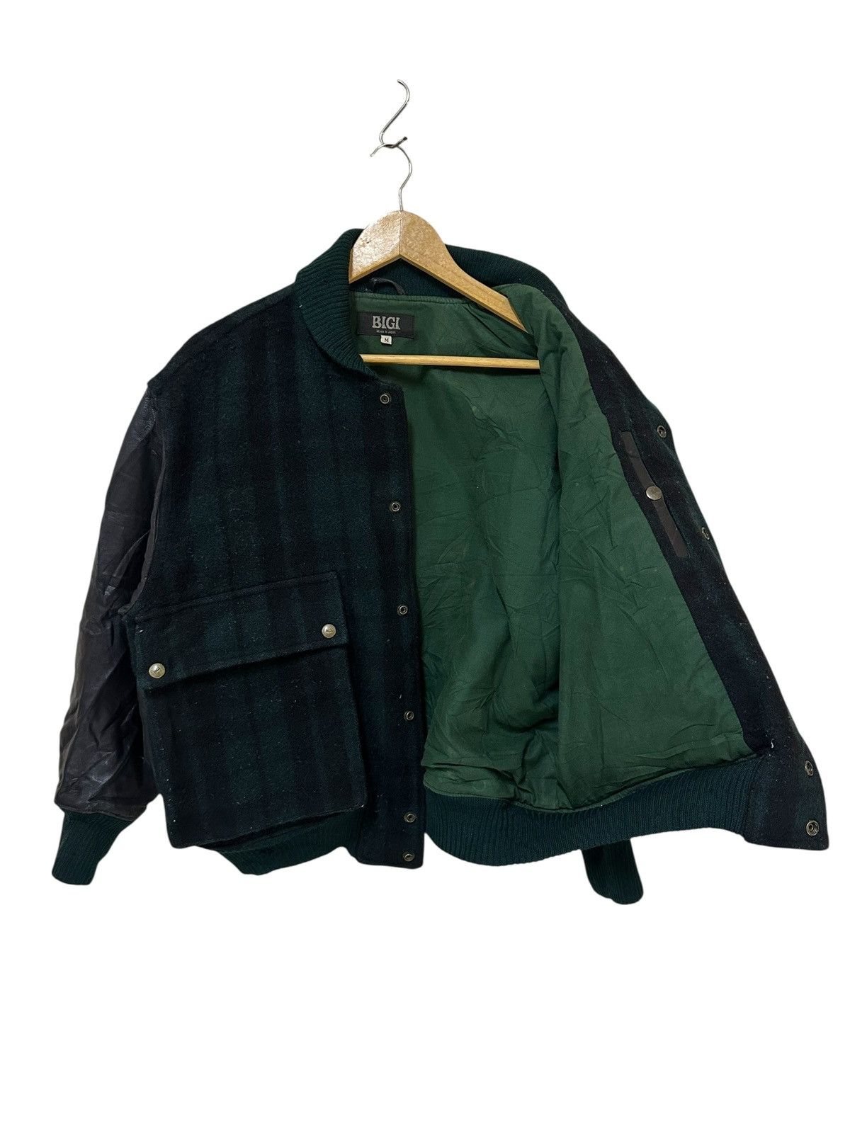 BIGI Vintage Bigi Anniversary Varsity Jacket Wool Plaid Jacket Size US M / EU 48-50 / 2 - 11 Thumbnail