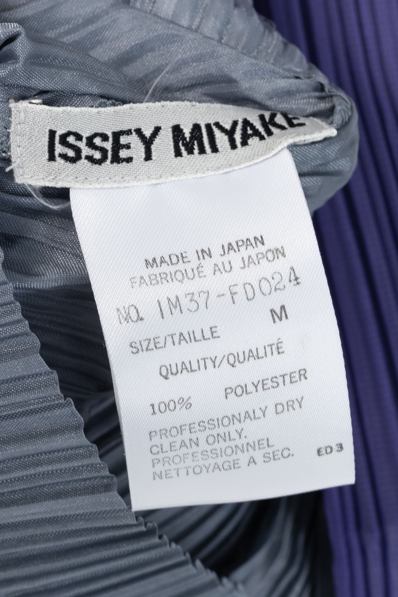 Issey Miyake Issey Miyake SS93 Reversible Striped Pleated Jacket Size M / US 6-8 / IT 42-44 - 13 Thumbnail