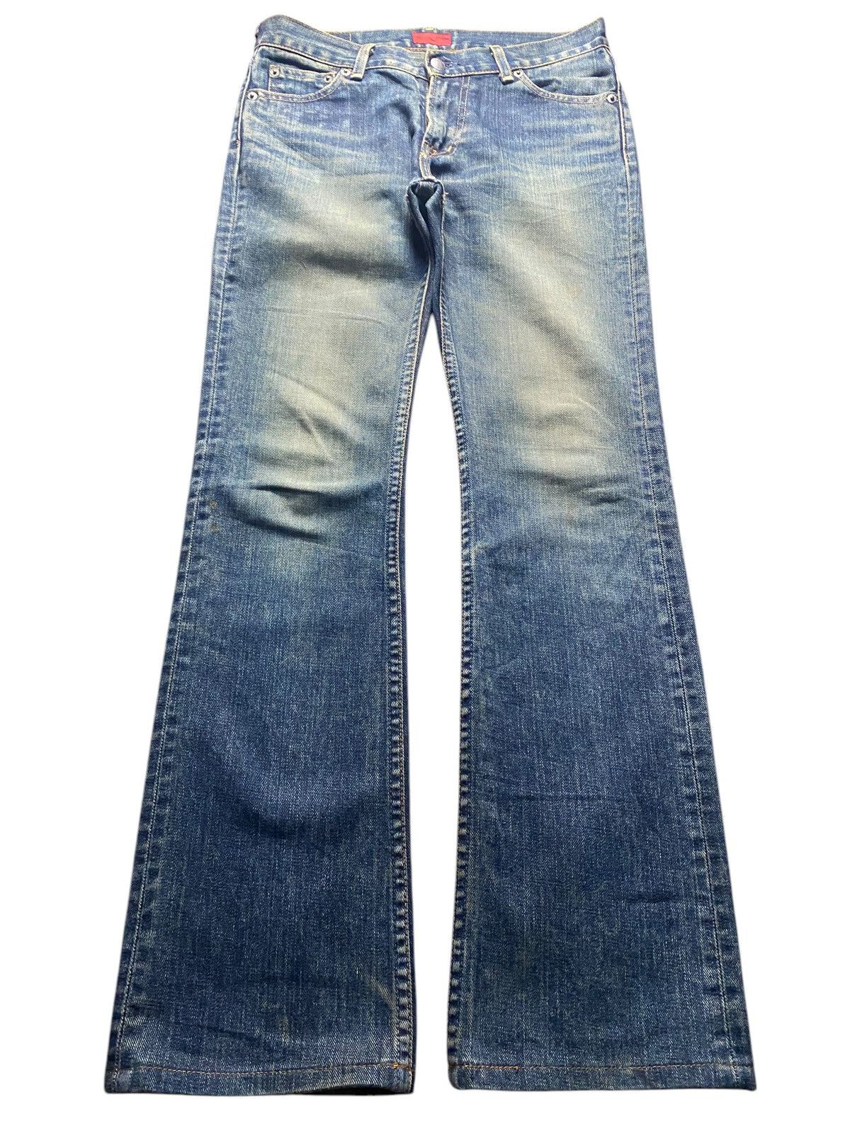 Japanese Brand Japanese Brand D’un Da dix Mud Wash Bootcut Style Jeans Size US 30 / EU 46 - 4 Thumbnail