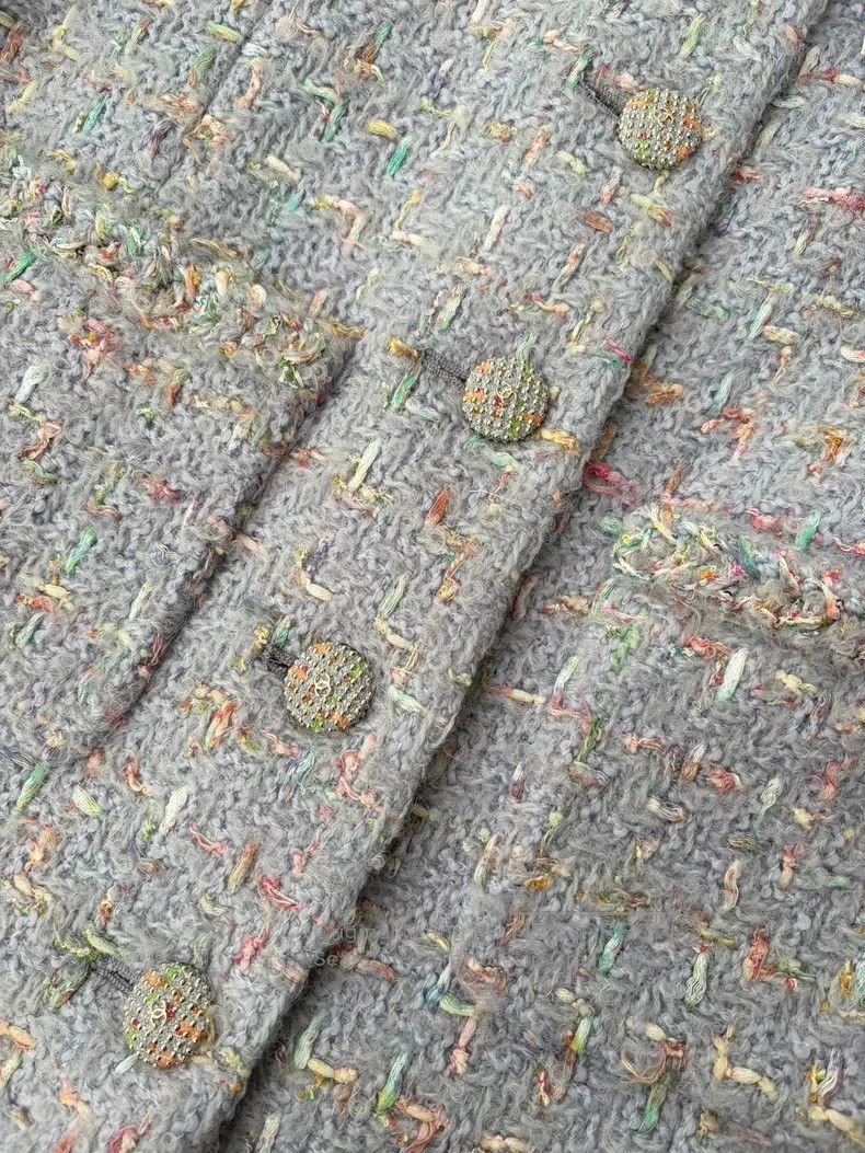 Chanel Chanel Lavender purple four-pocket tweed jacket Size XS / US 0-2 / IT 36-38 - 3 Thumbnail