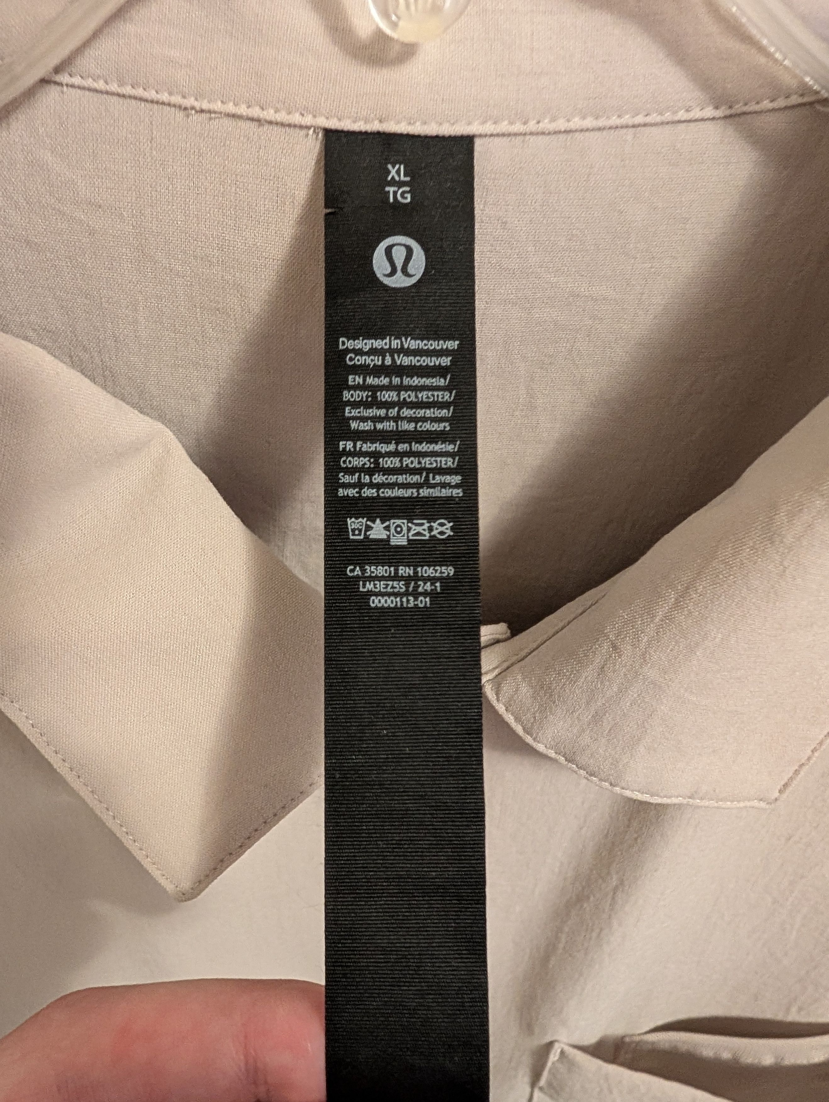 Lululemon Lululemon camp tee Size US XL / EU 56 / 4 - 6 Thumbnail