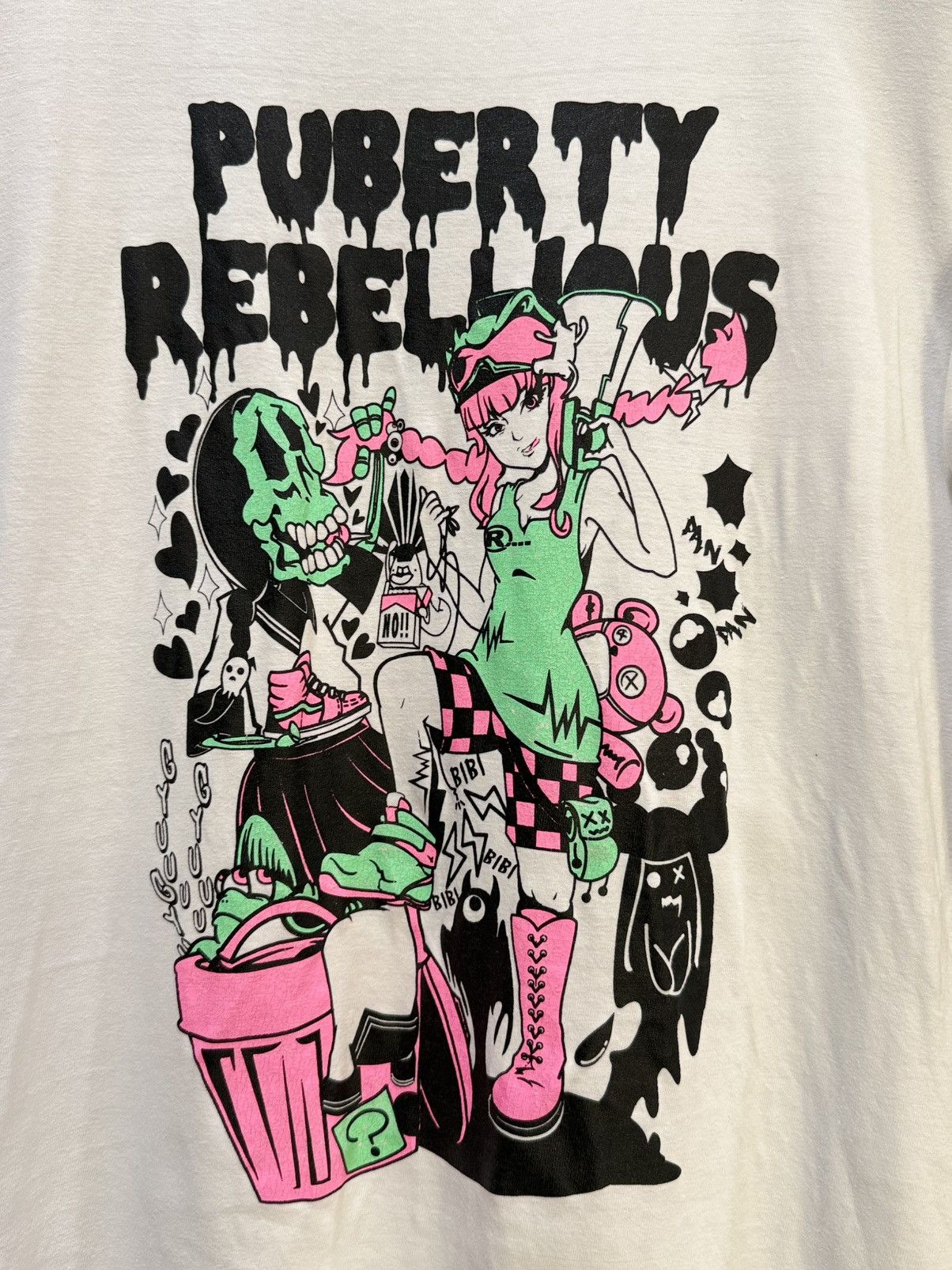 Band Tees Puberty Rebellious Punk Emo Japanese Long Sleeve Tee Size US XXL / EU 58 / 5 - 2 Thumbnail