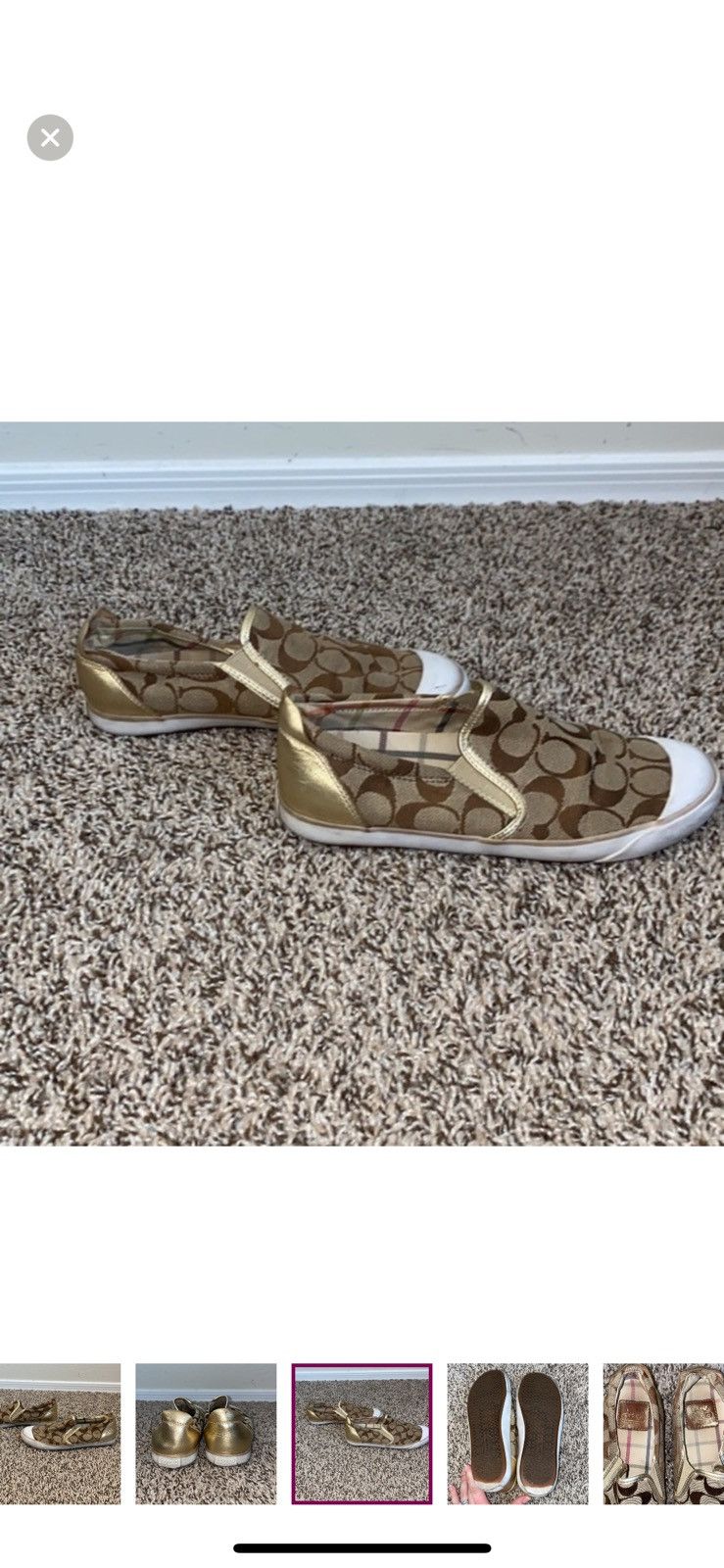 Coach Coach Beale signature slip on loafer sneakers size 7 Size US 7 / IT 37 - 3 Thumbnail