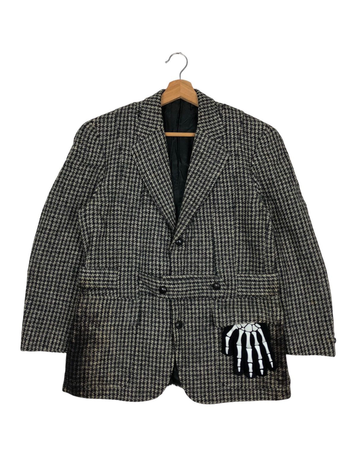 Harris Tweed 🔥80’s Vintage Harris Tweed Wool Jacket Herringbone Design Size M / US 6-8 / IT 42-44 - 1 Thumbnail