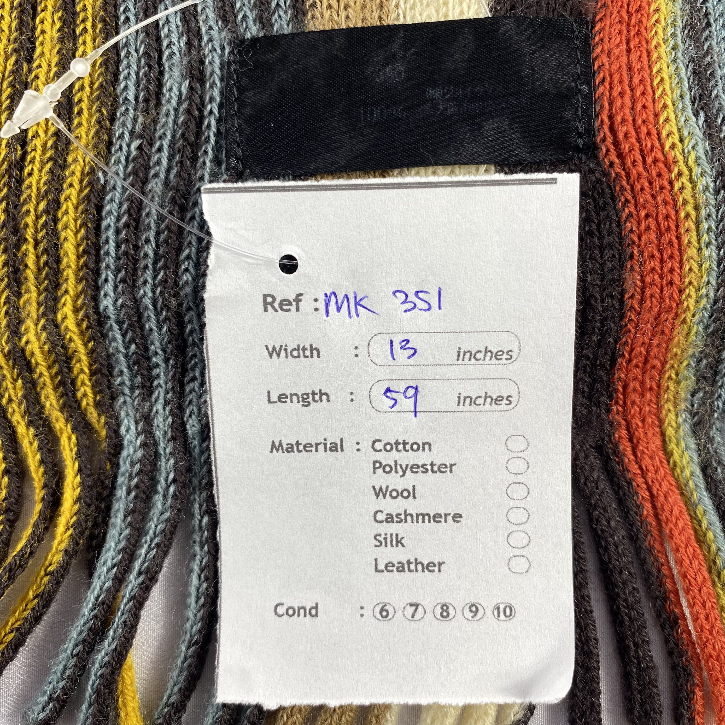 Paul Smith Paul Smith Scarf Neck Wrap Wool Muffler Size ONE SIZE - 6 Thumbnail