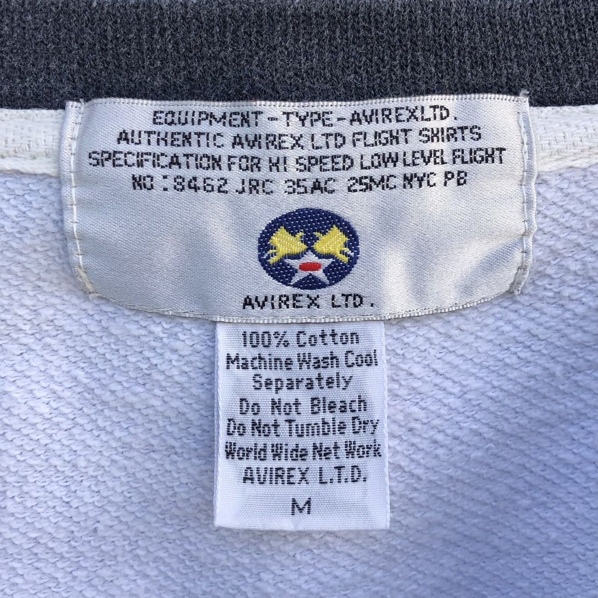 Avirex VTG Avirex LTD USN Military Sun Faded Crewneck Sweatshirt Size US M / EU 48-50 / 2 - 12 Thumbnail