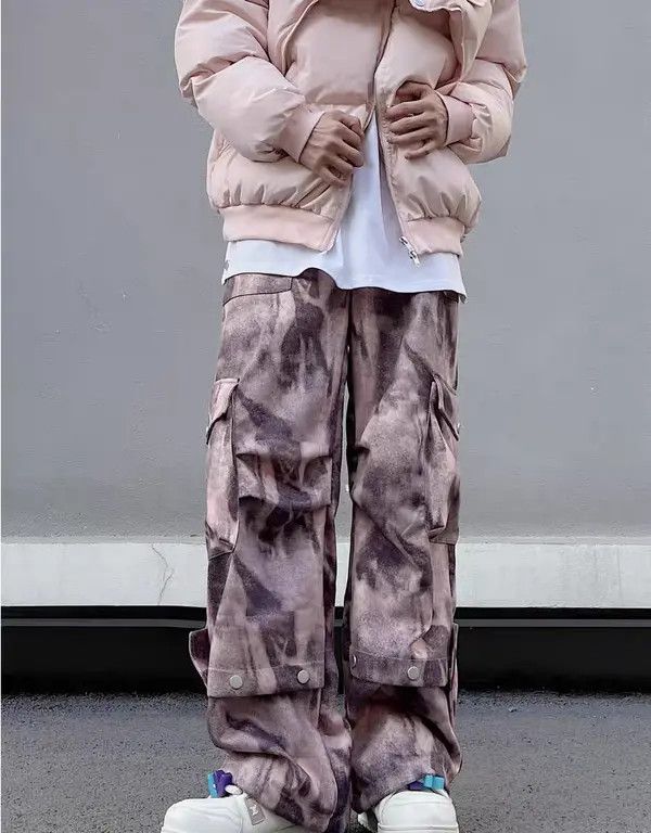 VIBE Pink High Street Vintage Casual Denim Casual Pants Size US 30 / EU 46 - 1 Thumbnail