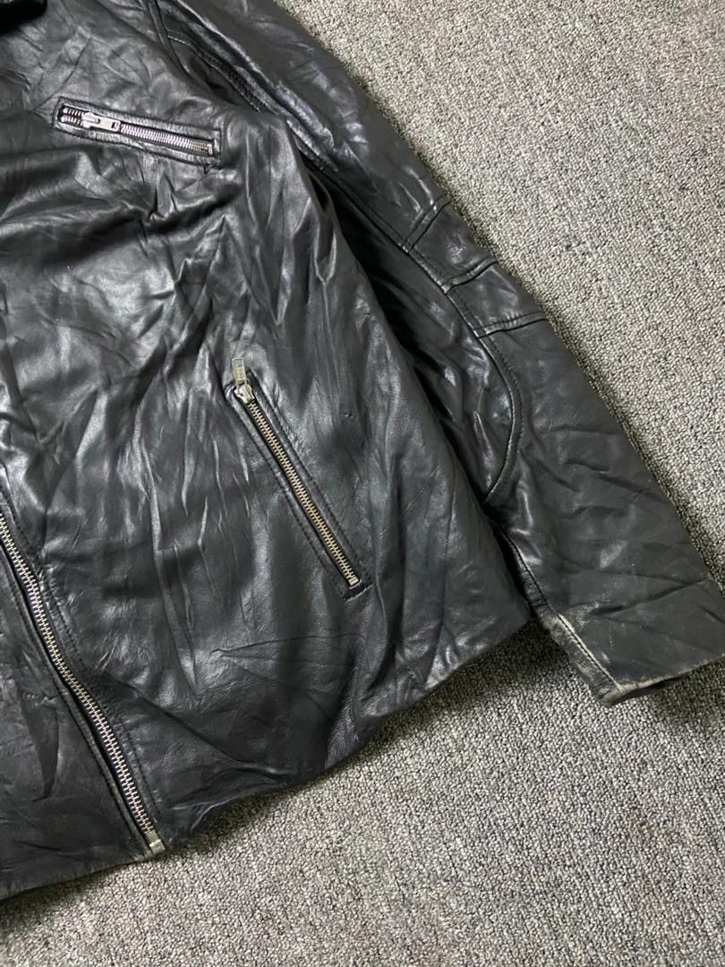 Japanese Brand Industries Brand Leather Biker Jacket (190) Size US L / EU 52-54 / 3 - 8 Thumbnail
