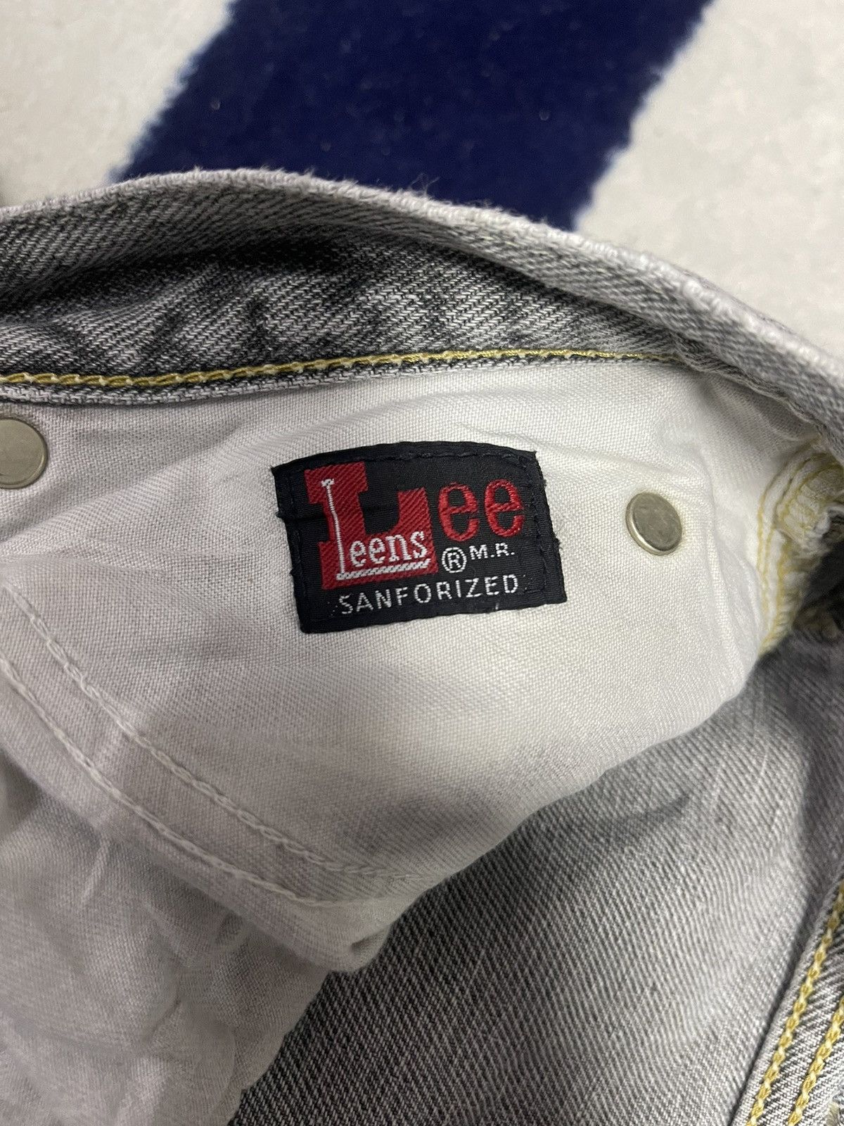 Japanese Brand × Lee Lee Distressed Jeans (14) Size US 32 / EU 48 - 3 Thumbnail