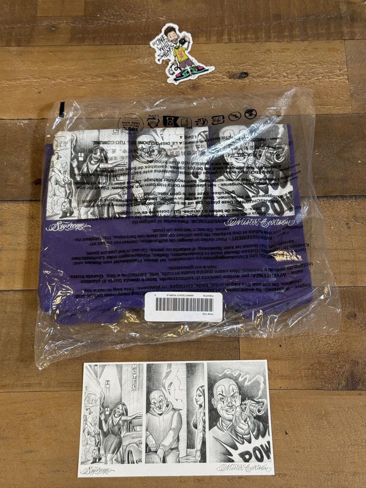 Supreme Supreme Mister Cartoon Tee & Sticker Size Small Size US S / EU 44-46 / 1 - 1 Thumbnail