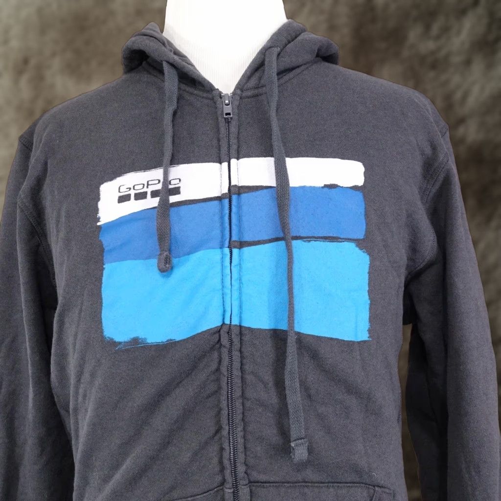 Vintage GoPro Hoodie Mens L Full Zip Graphic Pullover Sweatshirt Size US L / EU 52-54 / 3 - 1 Thumbnail