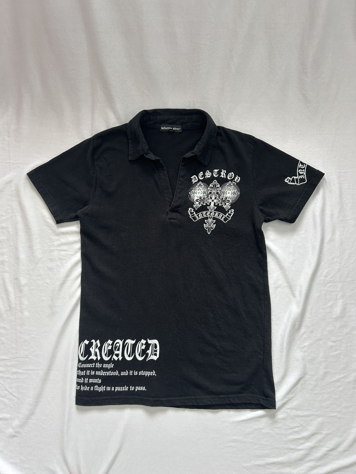 If Six Was Nine Defective Struct Destroy Created Polo Shirt | Grailed